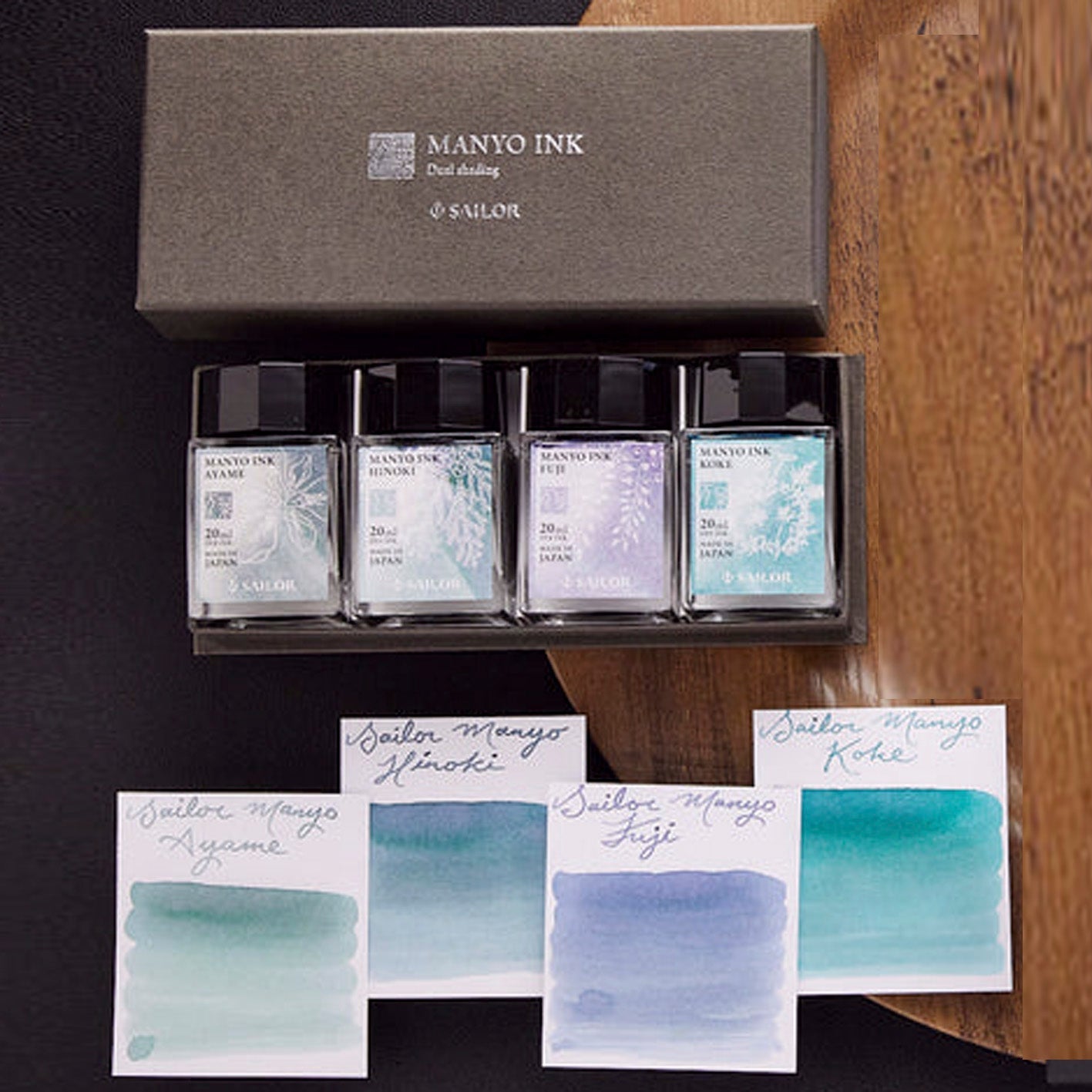 Sailor Manyo Ink Bottle Set (Assorted - 20 ML) 13-4510-002 (Limited Edition)