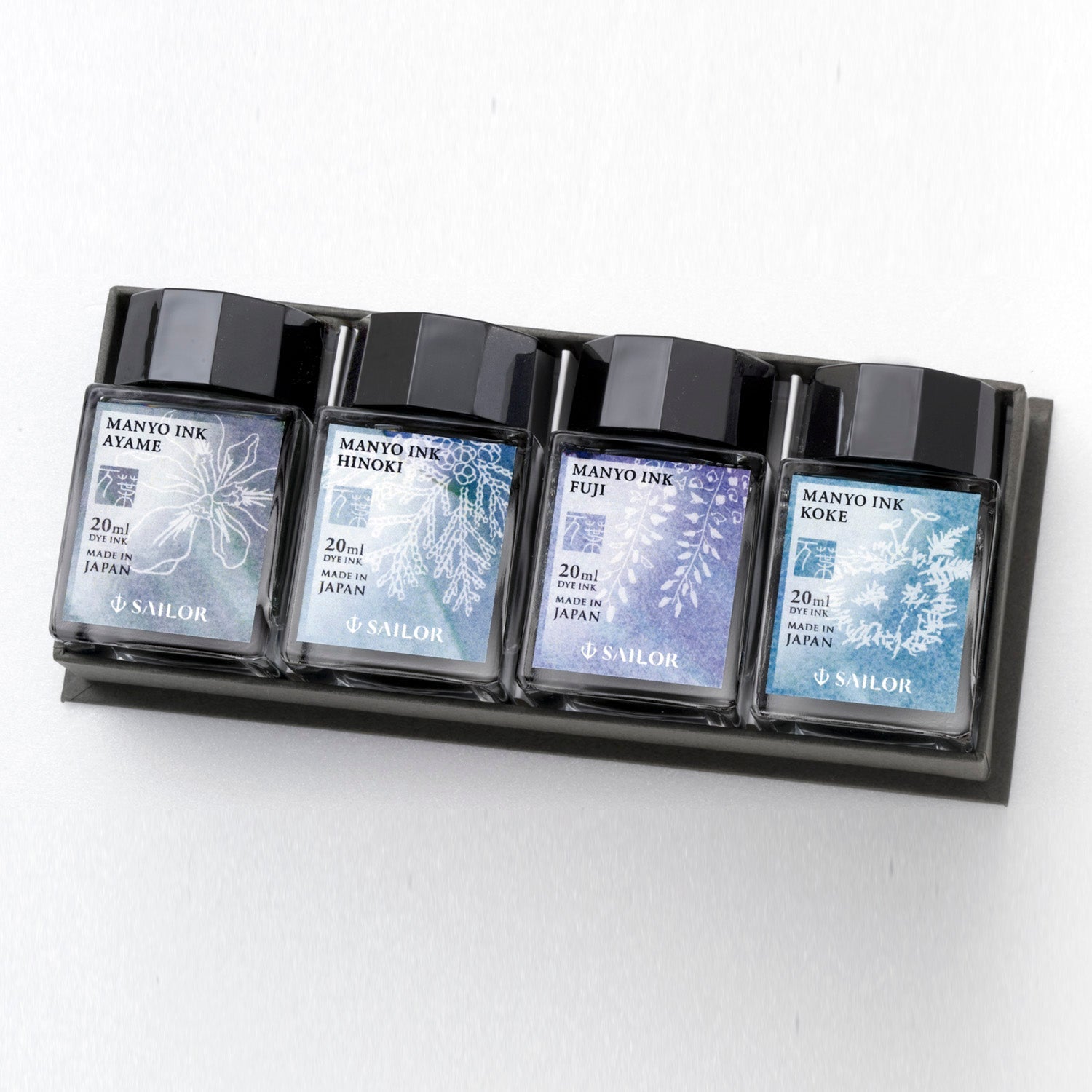 Sailor Manyo Ink Bottle Set (Assorted - 20 ML) 13-4510-002 (Limited Edition)