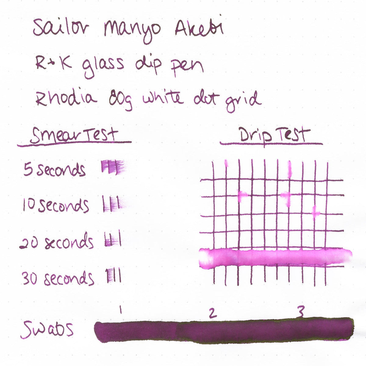 Sailor Manyo Ink Bottle (Akebi - 50 ML) 13-2009-206