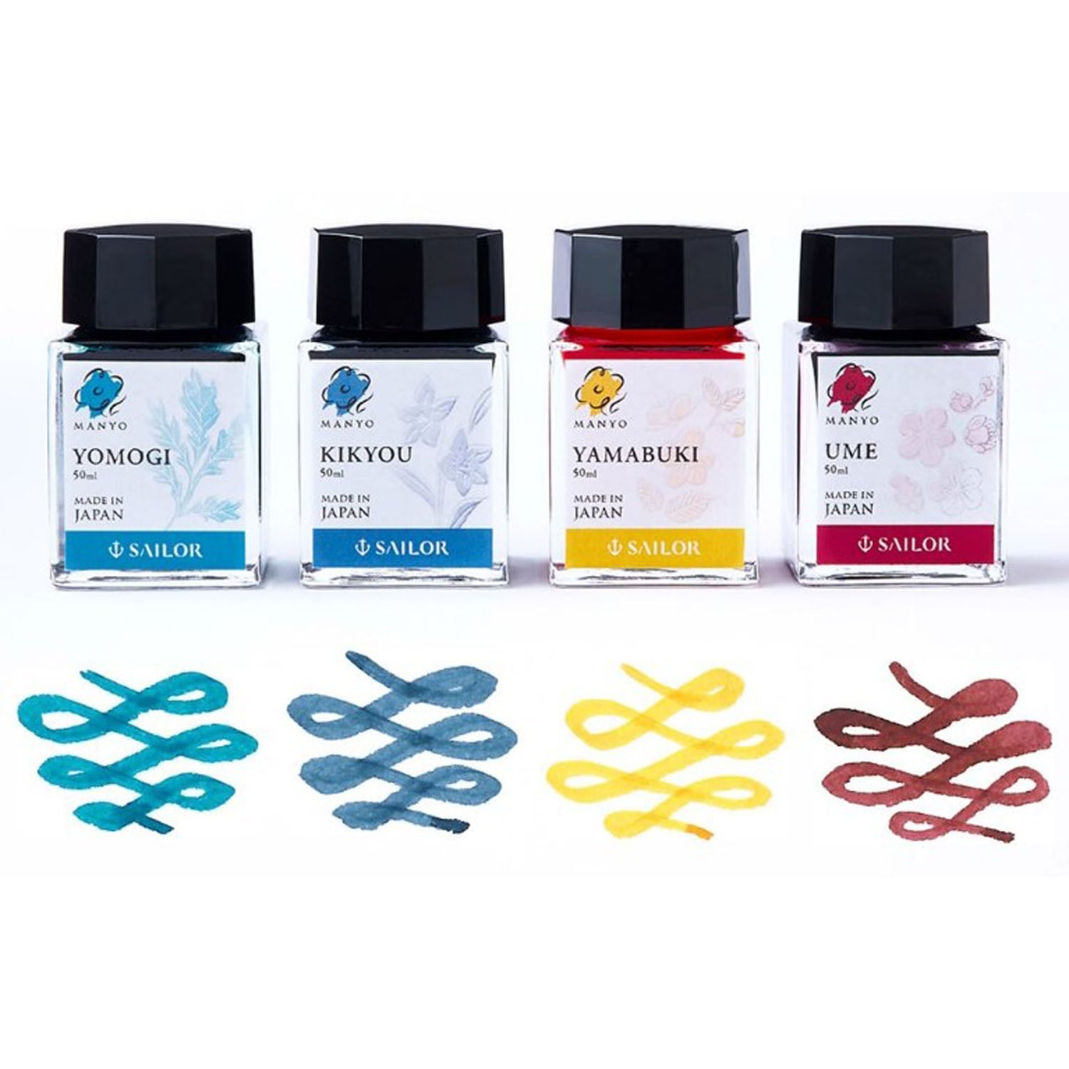 Sailor Manyo Ink Bottle (Assorted - 20 ML) 13-4510-003 (Limited Edition)