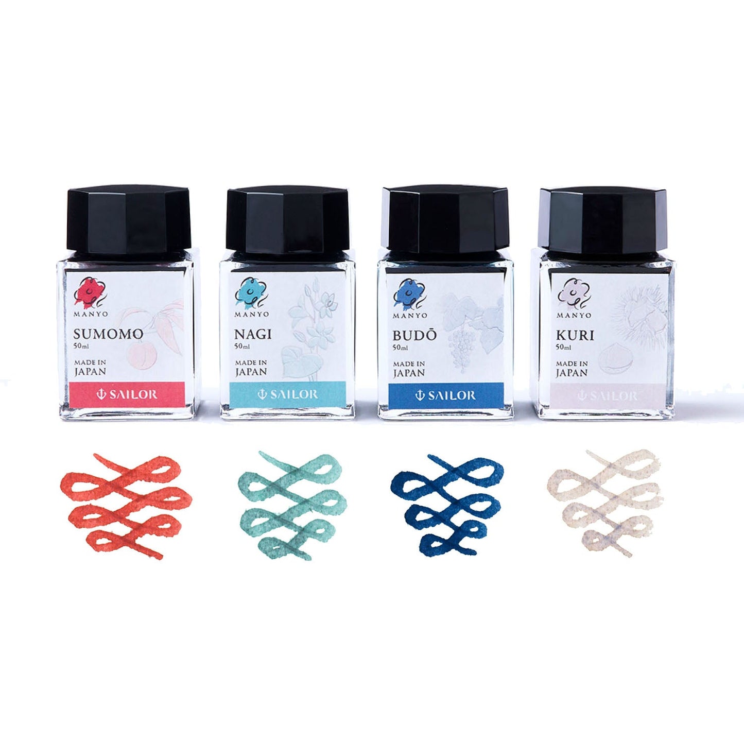 Sailor Manyo Ink Bottle (Assorted - 20 ML) 13-4510-004 (Limited Edition)