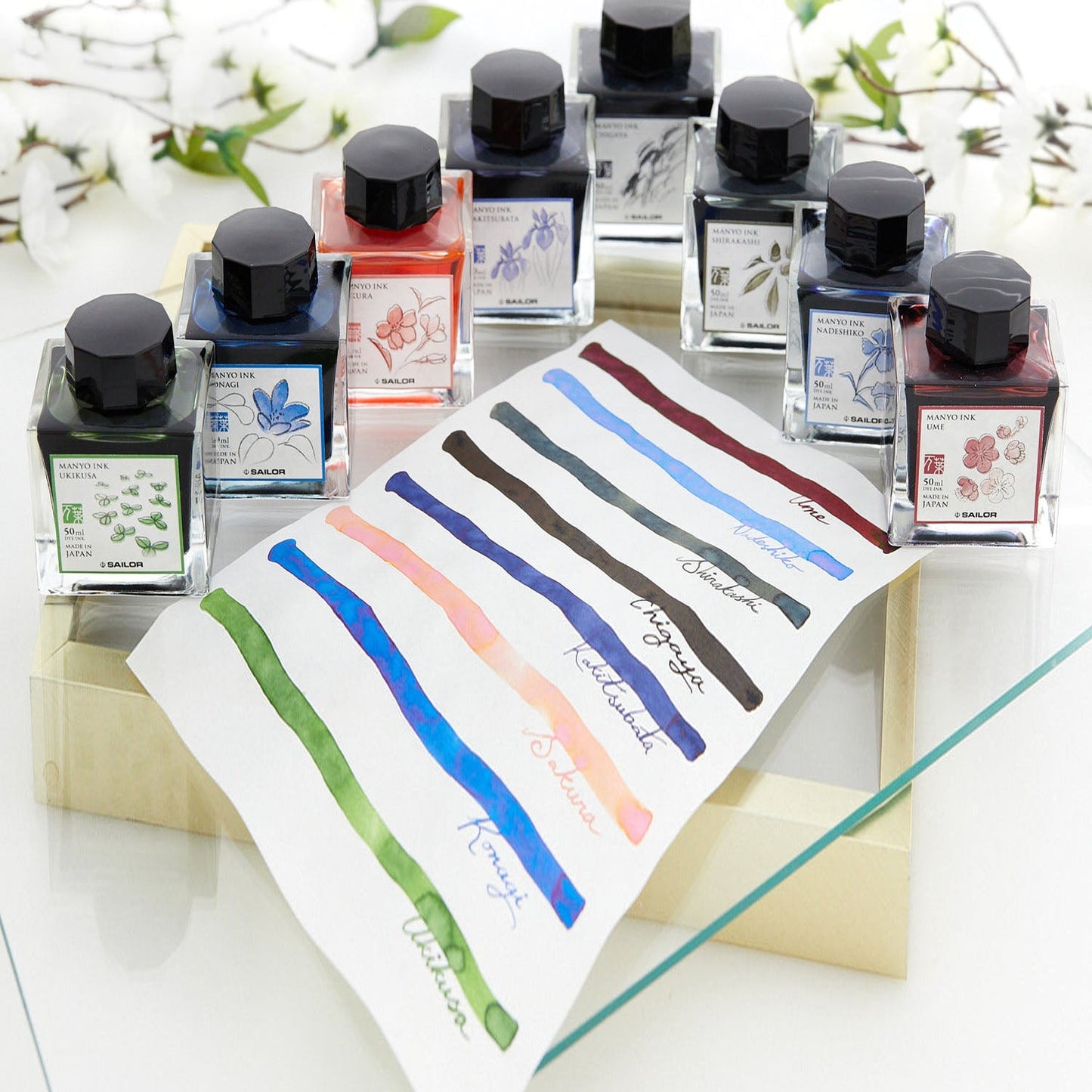 Sailor Manyo Ink Bottle (Nekoyanagi - 50 ML) 13-2009-205