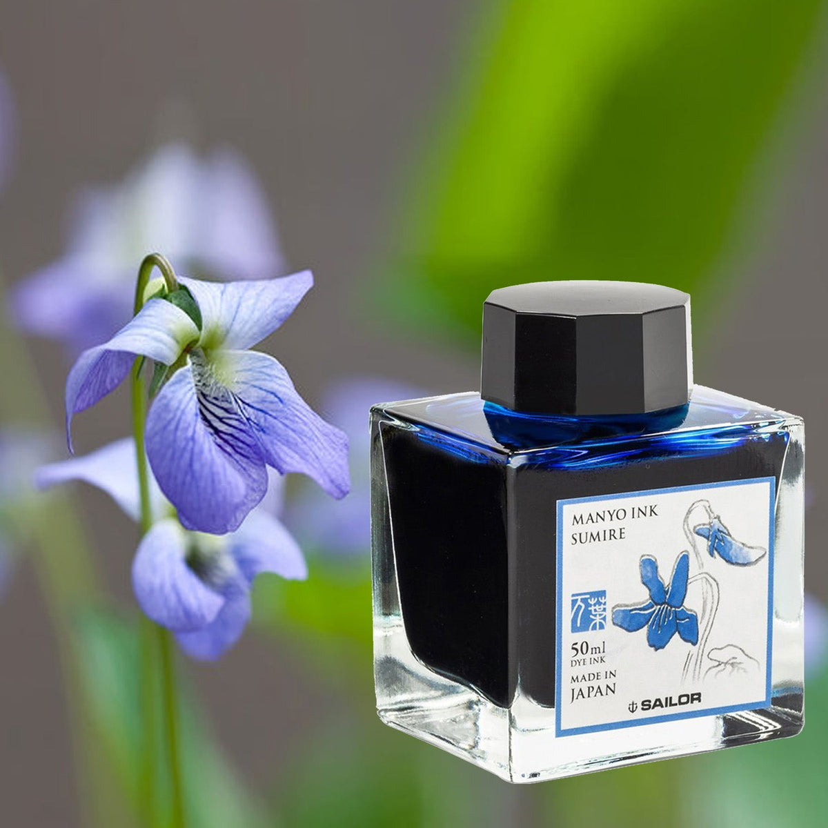 Sailor Manyo Ink Bottle (Sumire - 50 ML) 13-2009-203