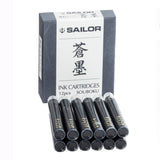 Sailor Pigment Ink Cartridge (Souboku - Pack of 12) 13-0604-144