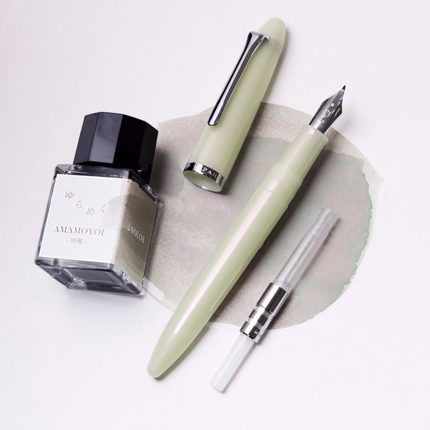 Sailor Profit Junior Amamoyoi Fountain Pen Set (Fude) 10-0420-702