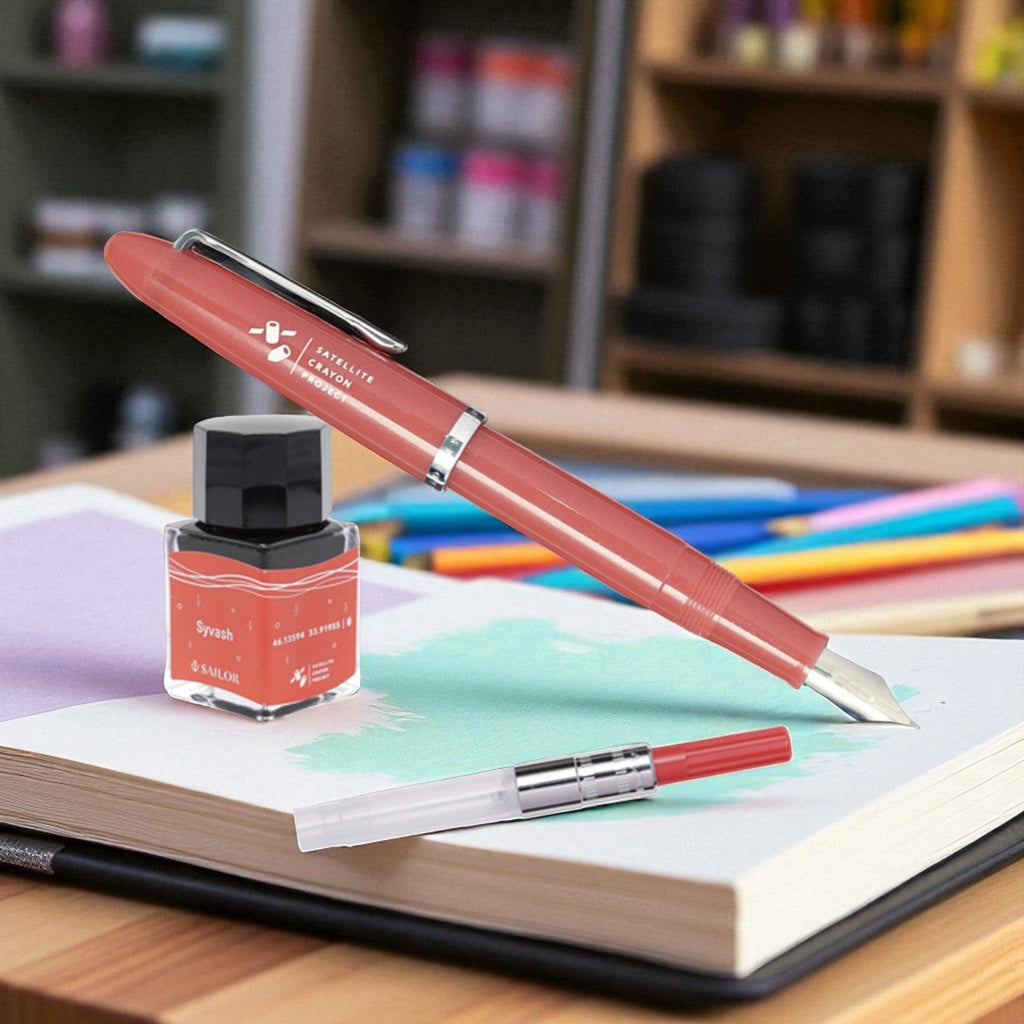 Sailor Profit Junior Satellite Crayon Project Syvash CT Fountain Pen Set (Special Edition)