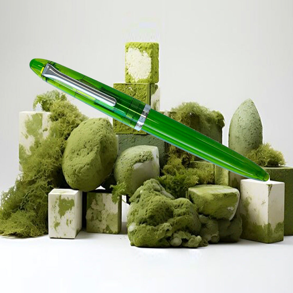 Sailor Profit Junior Transparent Yellow Green CT Fountain Pen (Limited Edition)