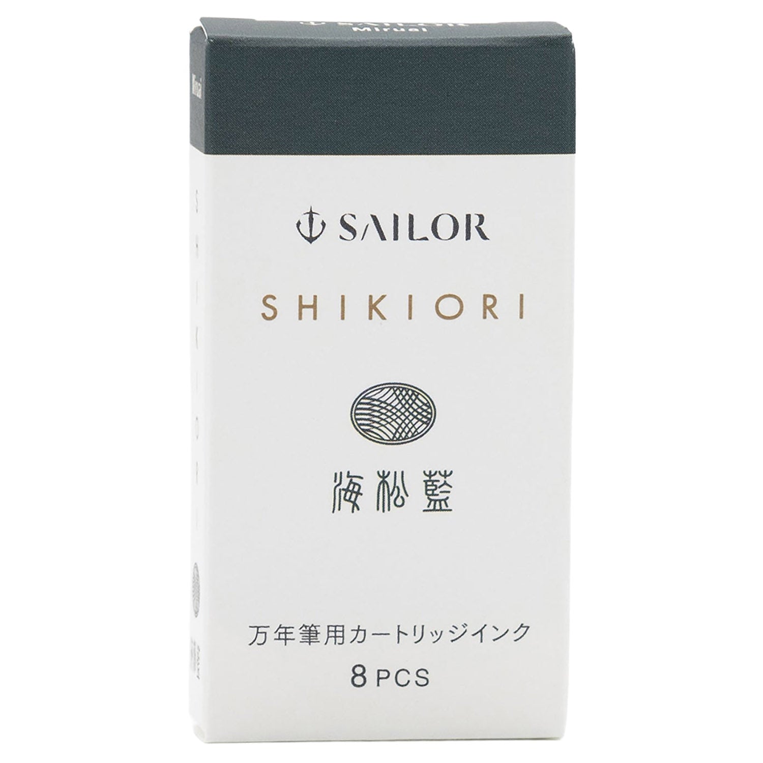 Sailor Shikiori Ink Cartridge (Miruai - Pack of 8) 13-0400-204