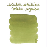 Sailor Shikiori Ink Cartridge (Waka Uguisu - Pack of 3) 13-0350-211