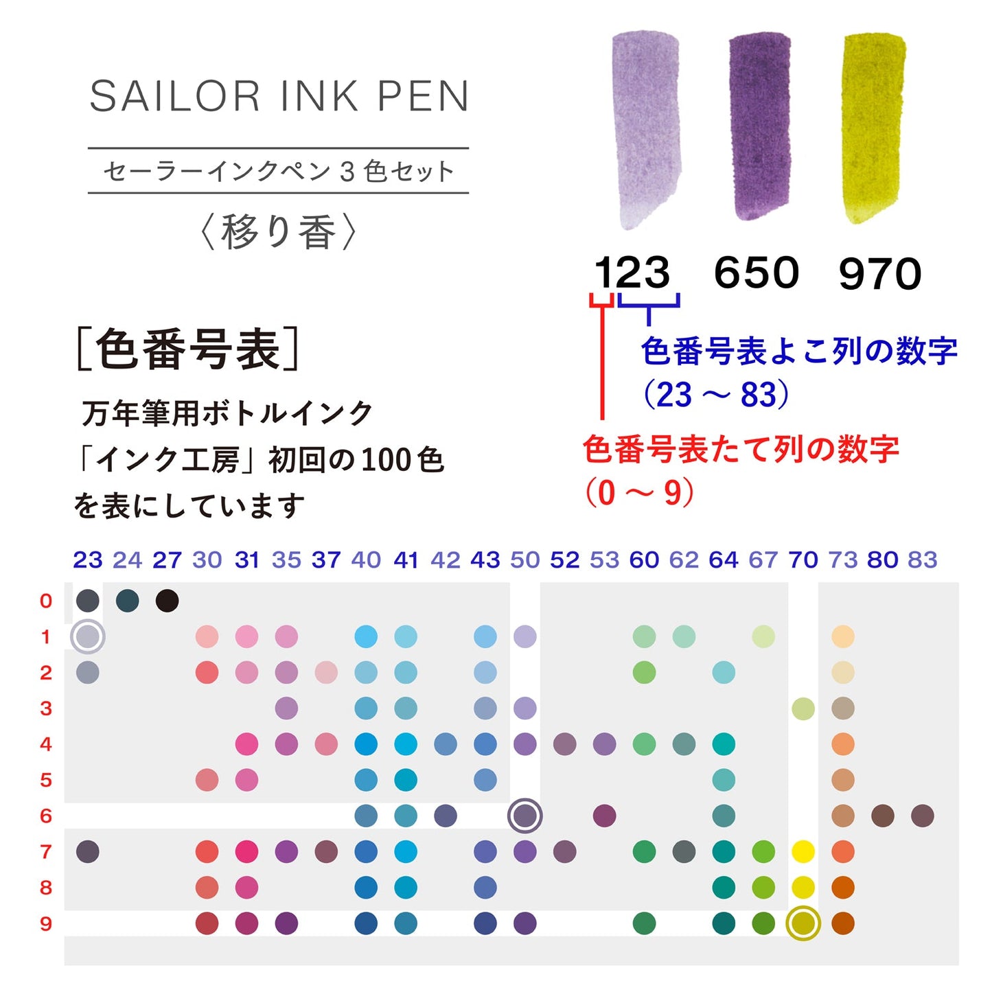 Sailor Studio Ink Marker (Set of 3) 25-0900-004