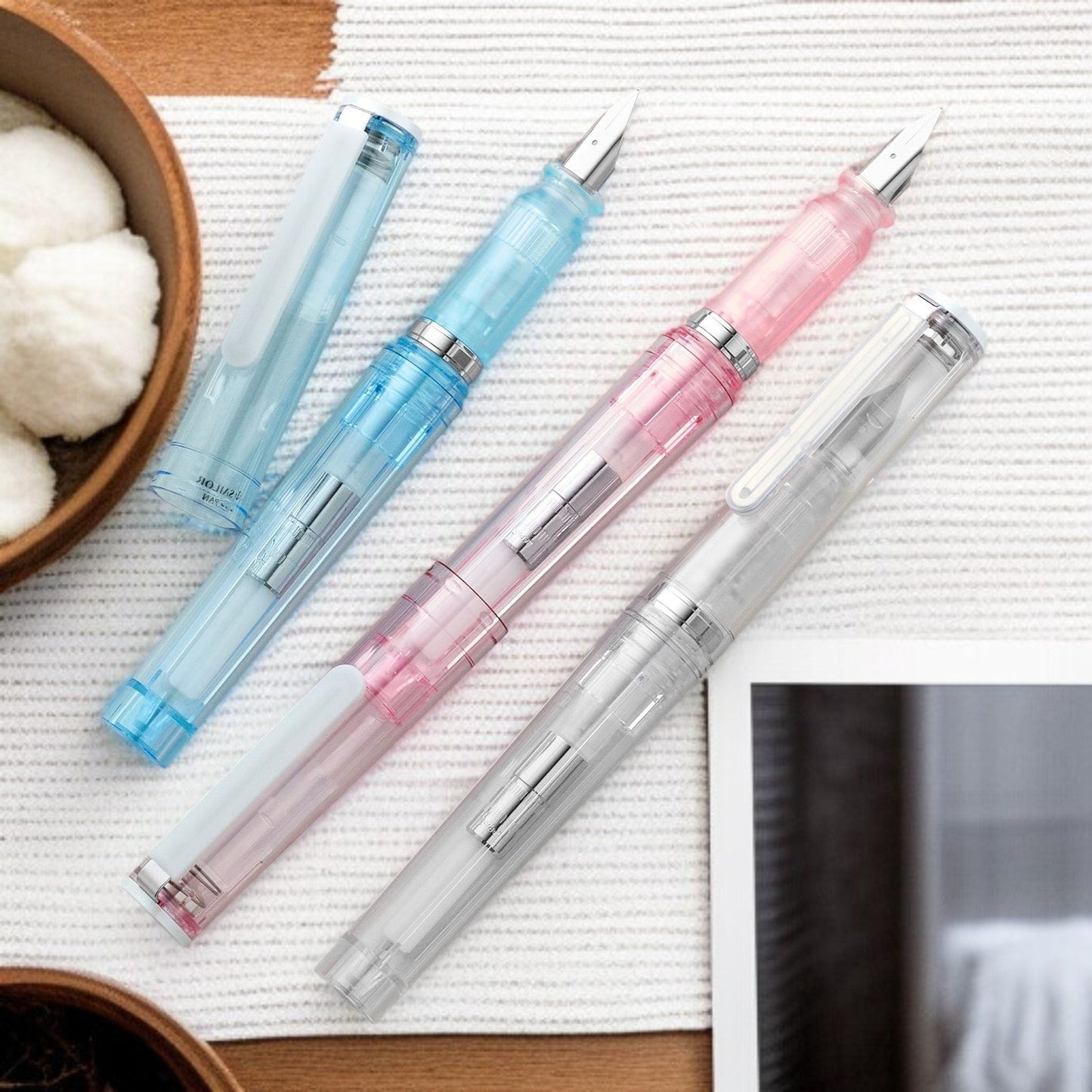 Sailor Tuzu Adjust Glassy Crystal Cherry Fountain Pen (Limited Edition)