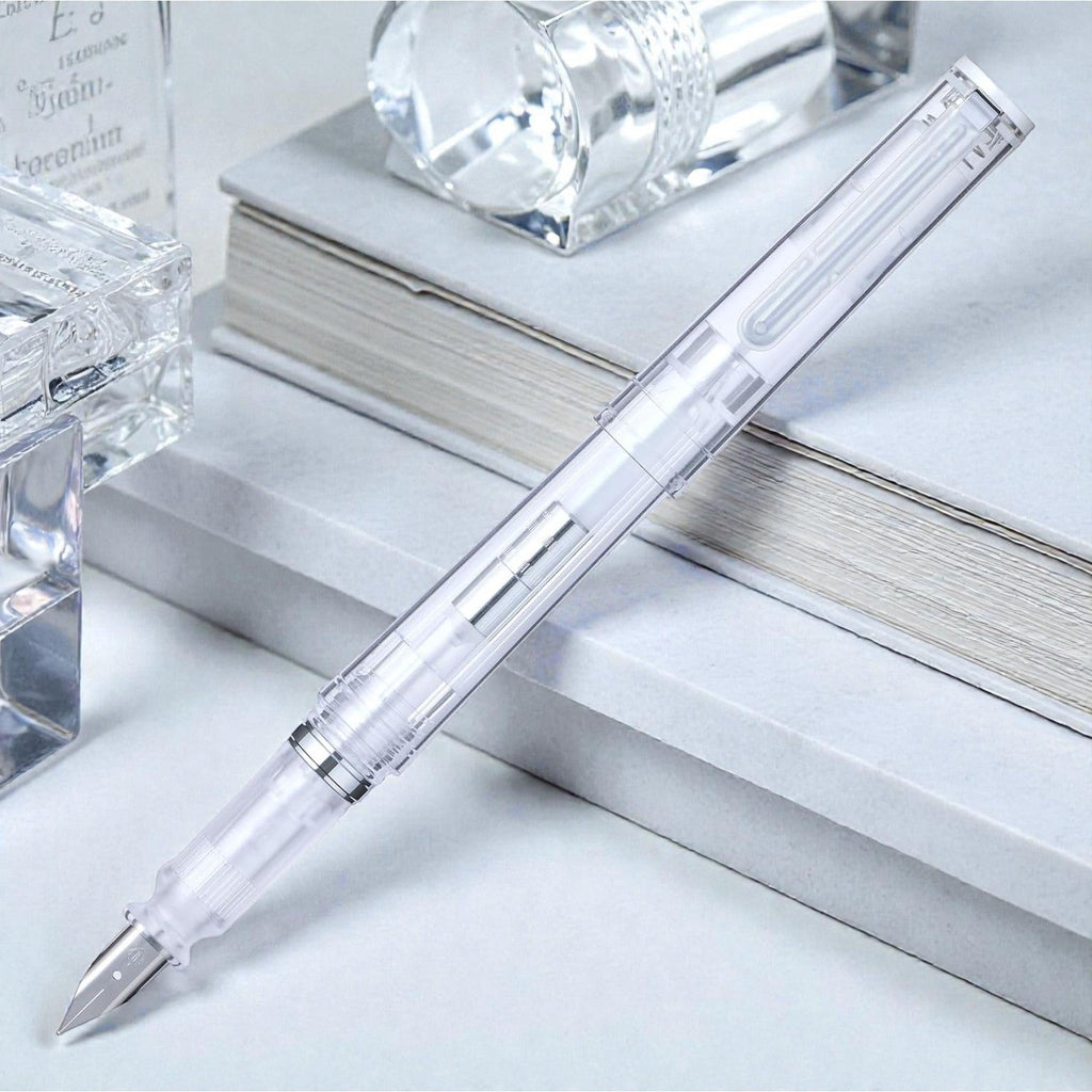 Sailor Tuzu Adjust Glassy Crystal White Fountain Pen (Limited Edition)