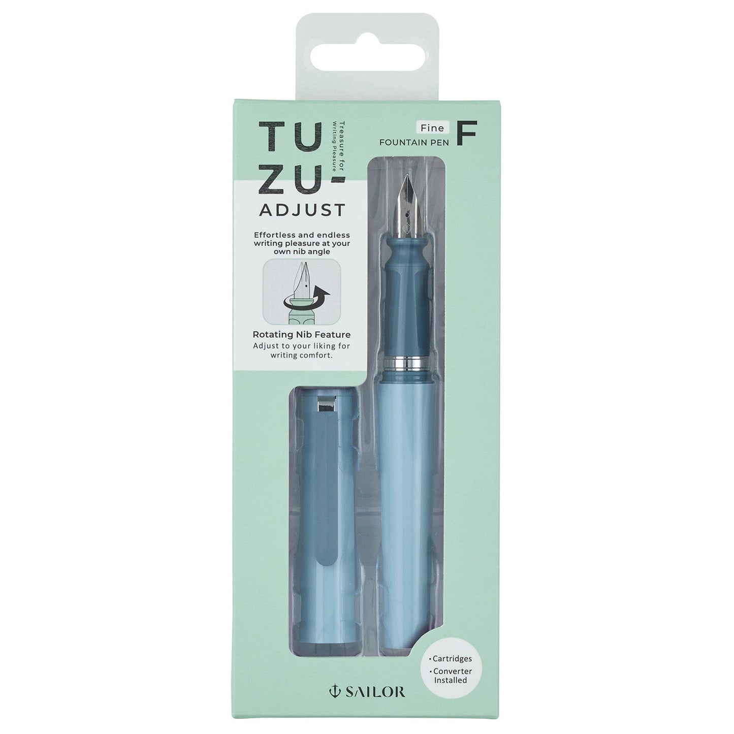 Sailor Tuzu Adjust Light Blue Fountain Pen