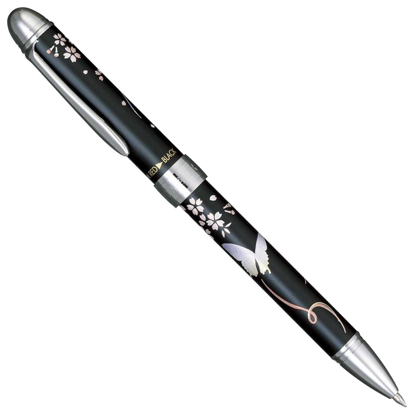 Sailor Yubi Maki-E Butterfly Black CT Multi Functional Pen 16-0333-220