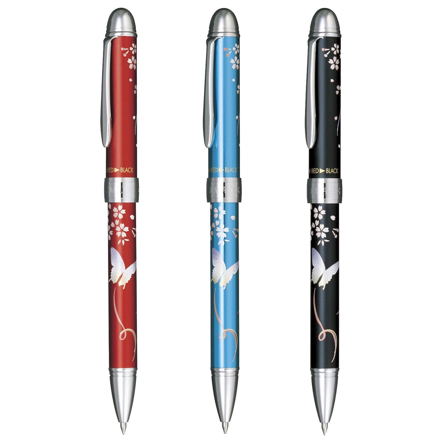 Sailor Yubi Maki-E Butterfly Red CT Multi Functional Pen 16-0333-230
