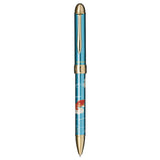 Sailor Yubi Maki-E Gold Fish Metalic Blue GT Multi Functional Pen 16-0353-244
