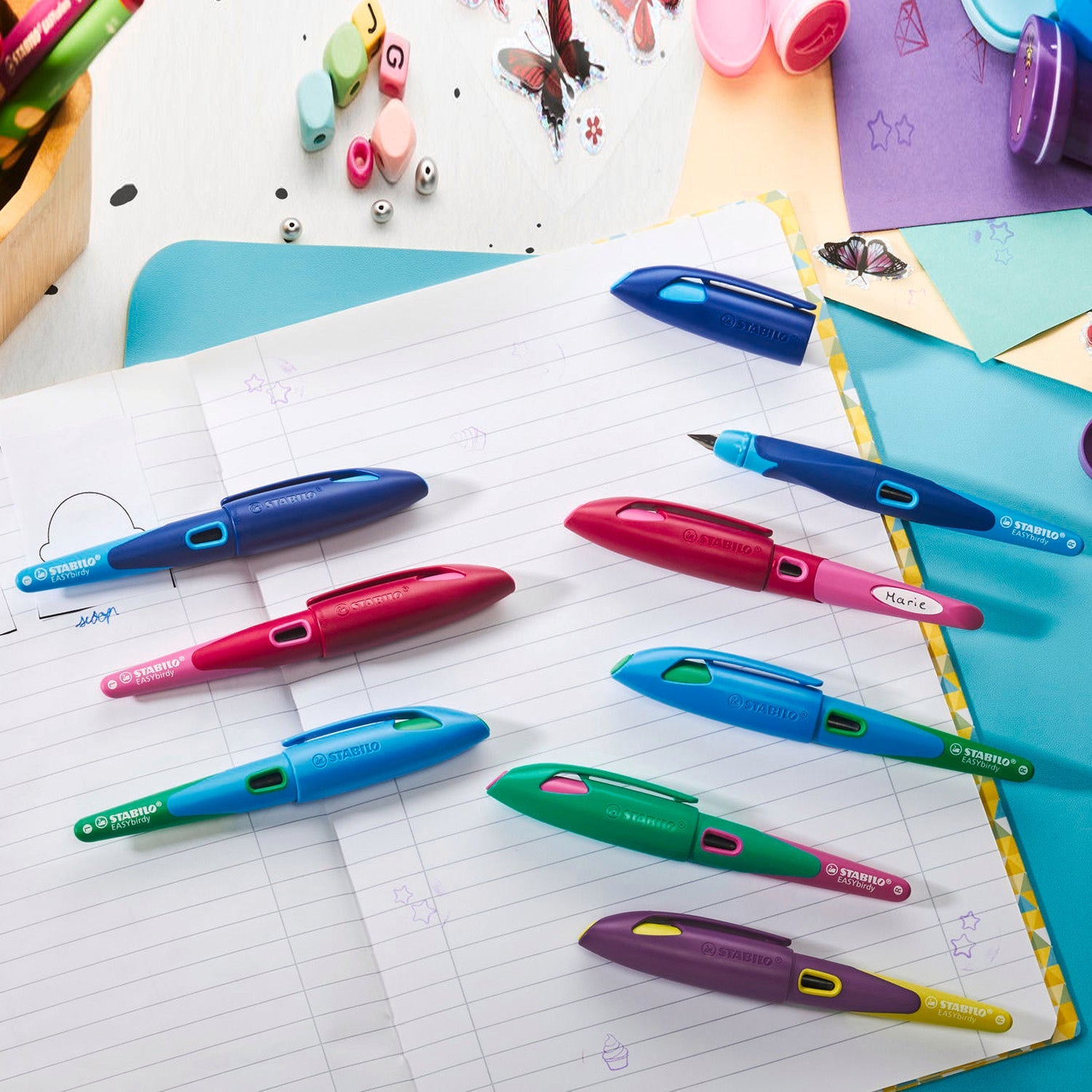 Stabilo EASYbirdy Pink Fountain Pen