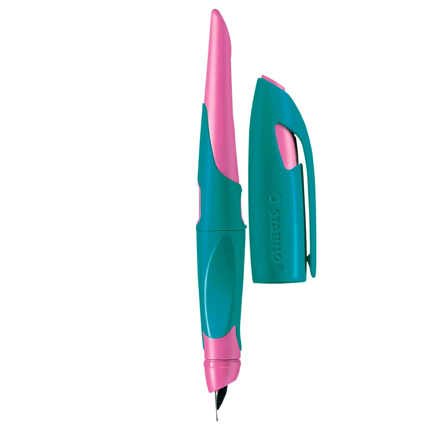 Stabilo EASYbirdy Neon Pink/Turquoise Fountain Pen