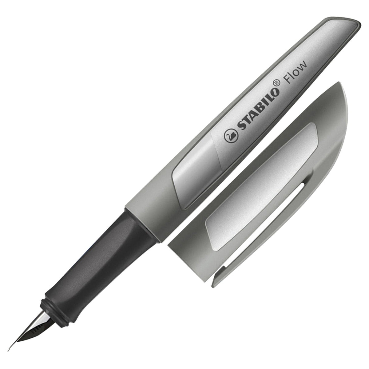 Stabilo Flow Monochrome Grey Fountain Pen