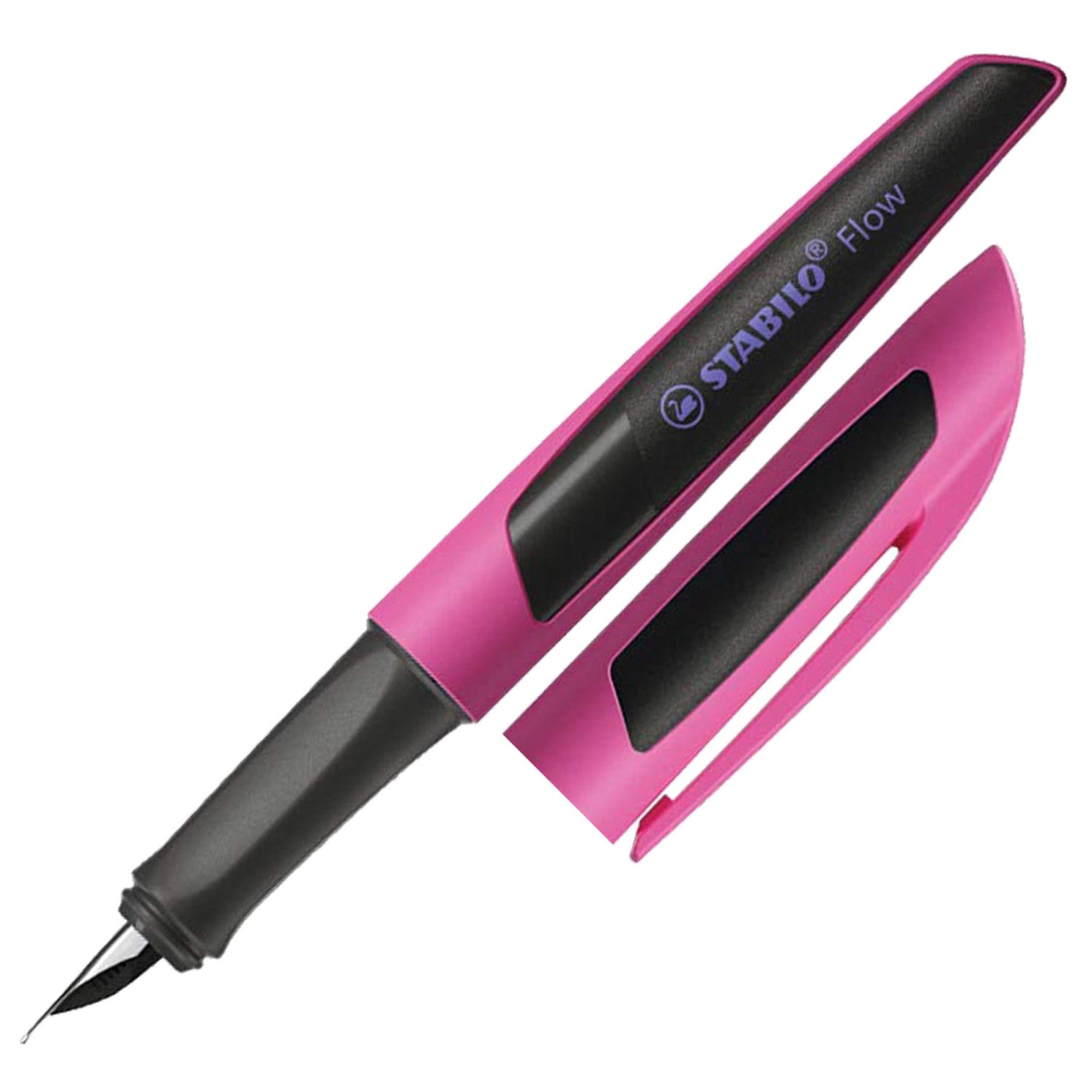 Stabilo Flow Sporty Berry/Black Fountain Pen