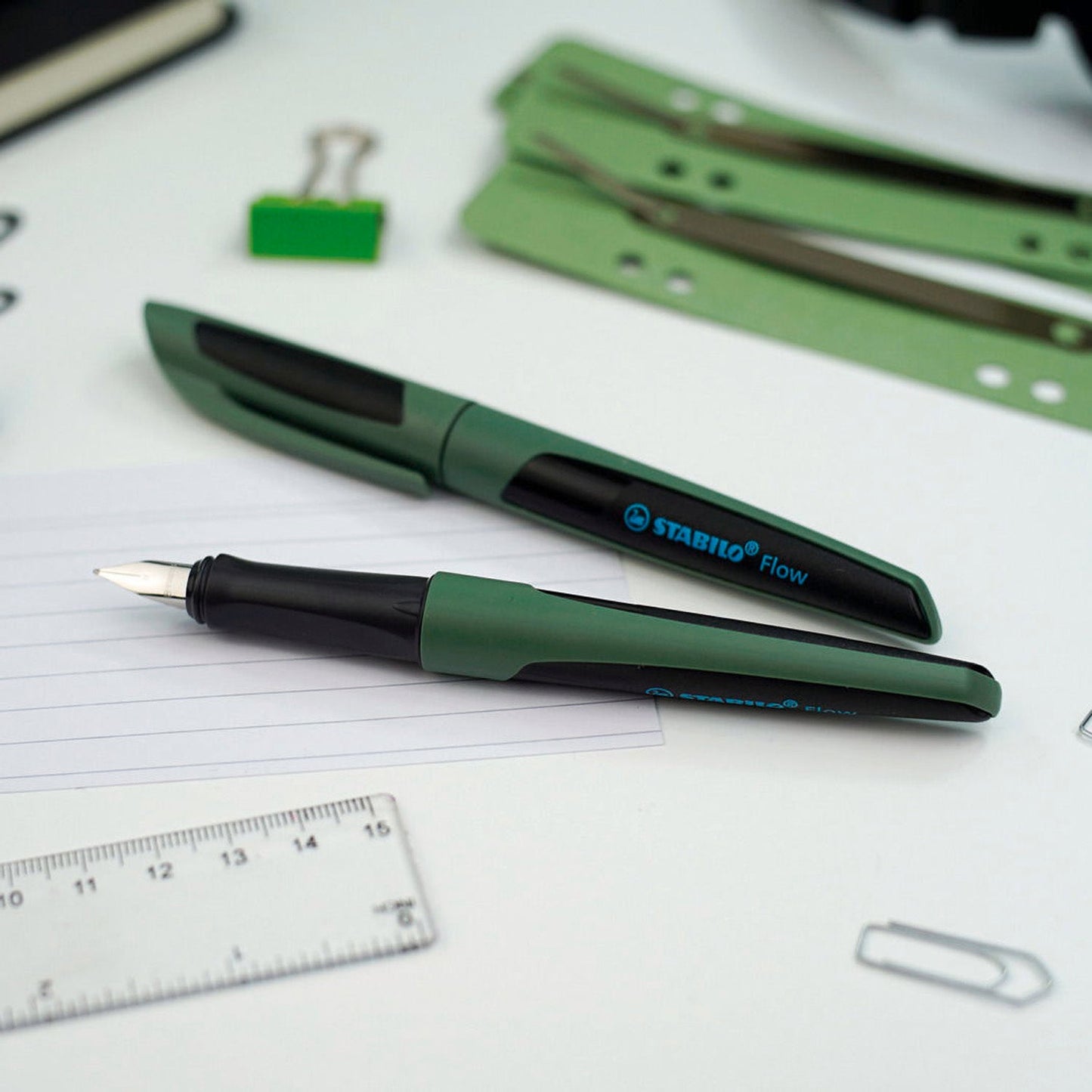 Stabilo Flow Sporty Forest/Black Fountain Pen