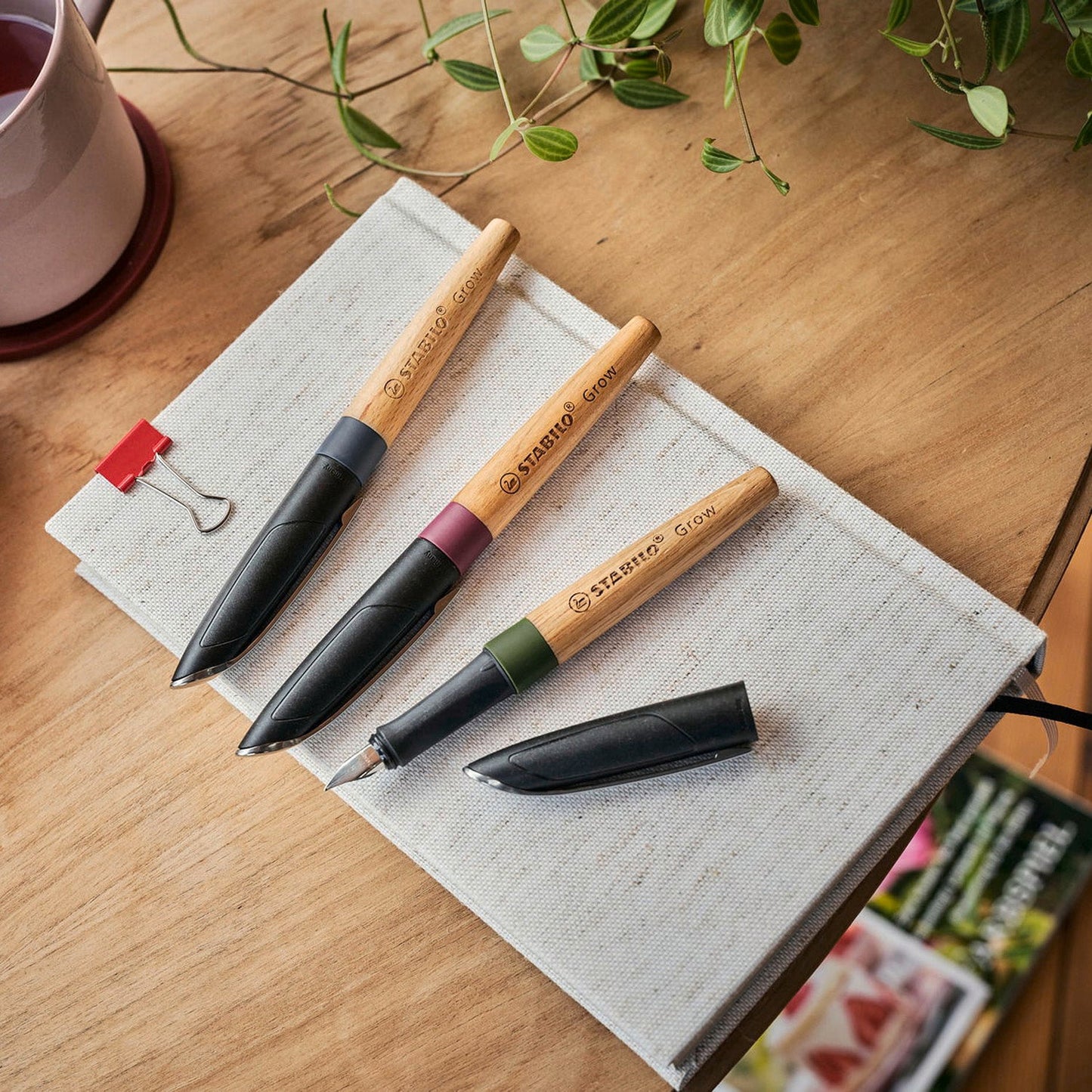 Stabilo Grow Plum Red CT Fountain Pen