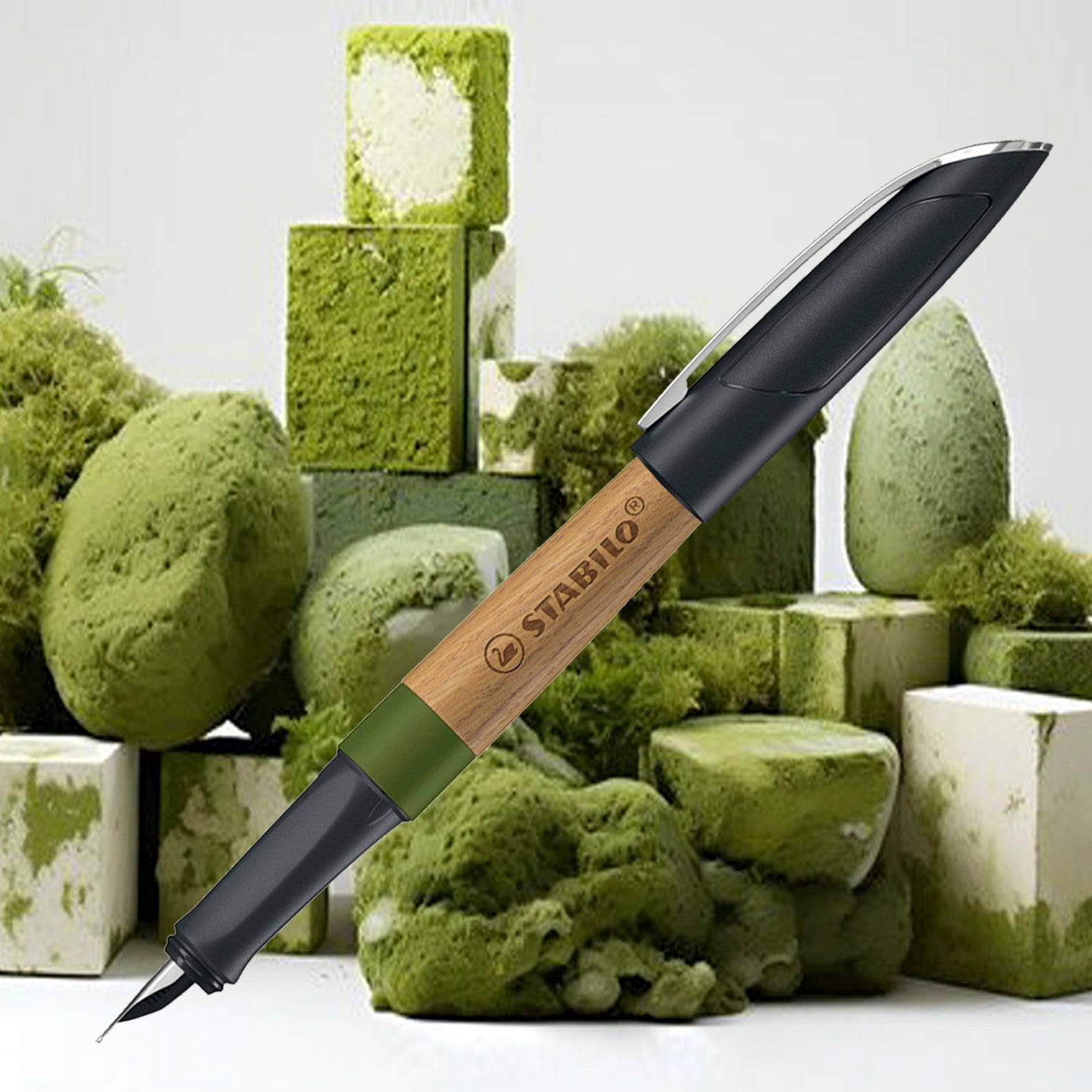 Stabilo Grow Moss Green CT Fountain Pen
