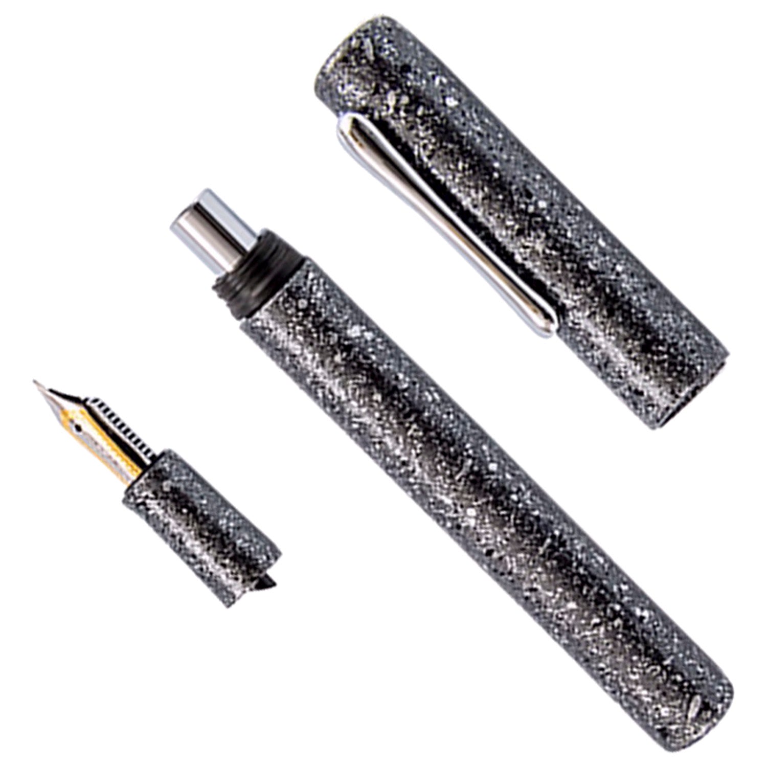 Taccia Granite Black Fountain Pen