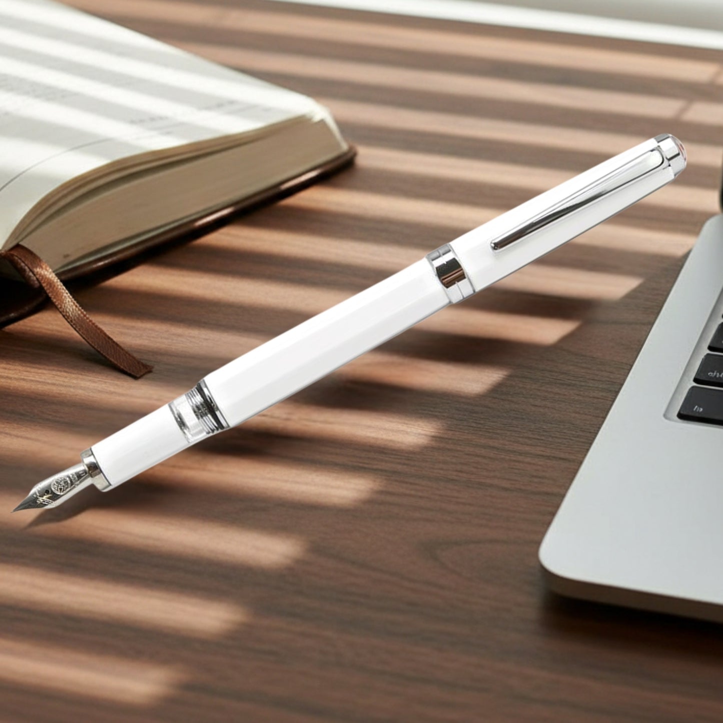 Twsbi Classic White CT Fountain Pen