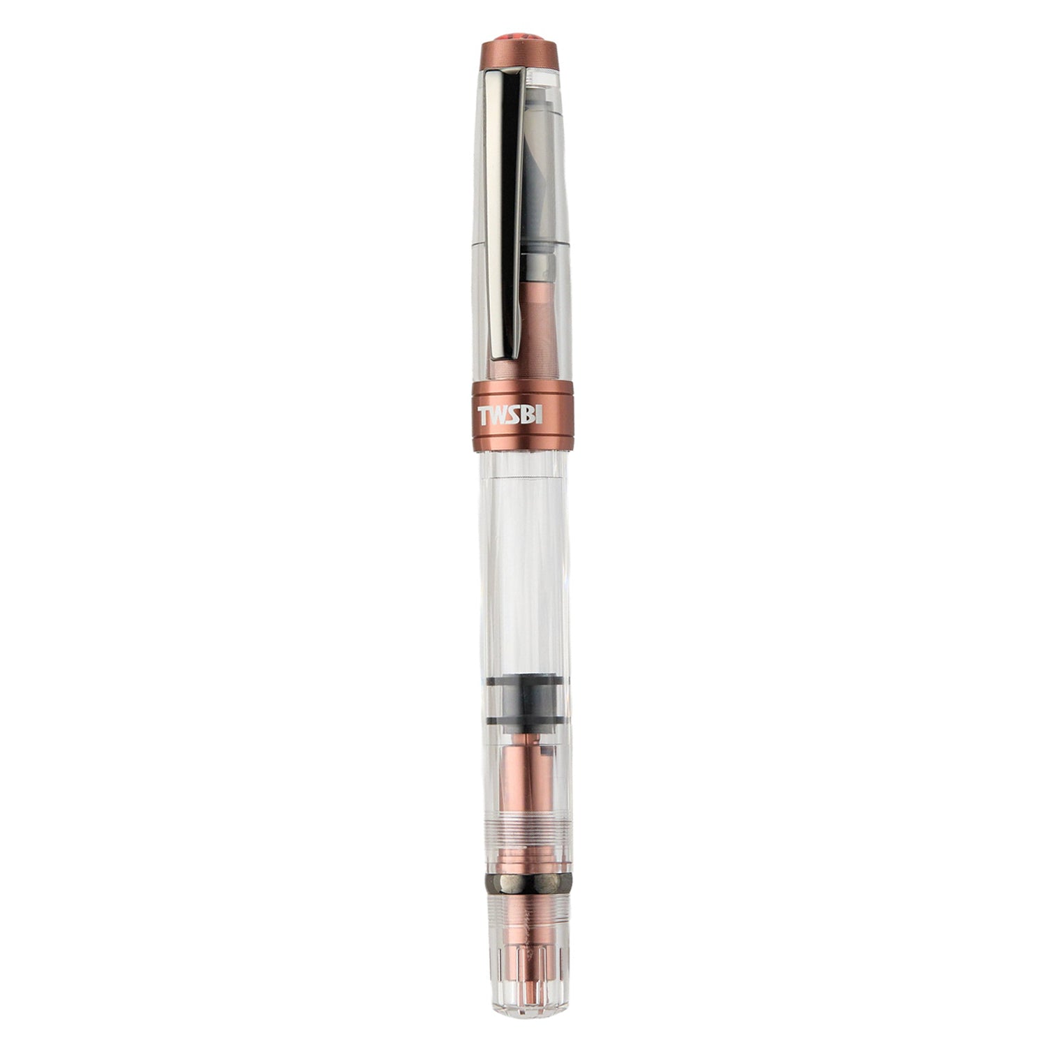 Twsbi Diamond 580 AL R Affogato Onyx PVD Fountain Pen