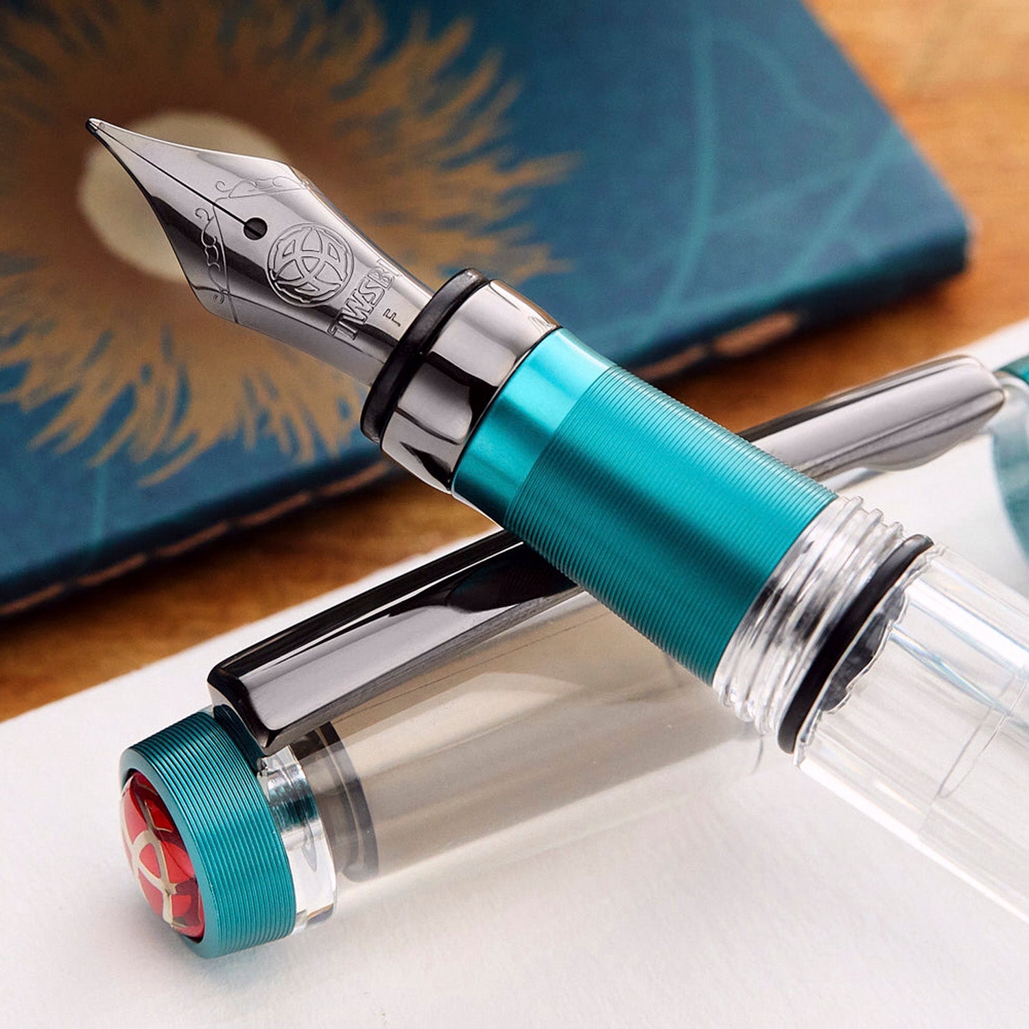 Twsbi Diamond 580 AL R Caribbean Onyx Fountain Pen (Limited Edition)