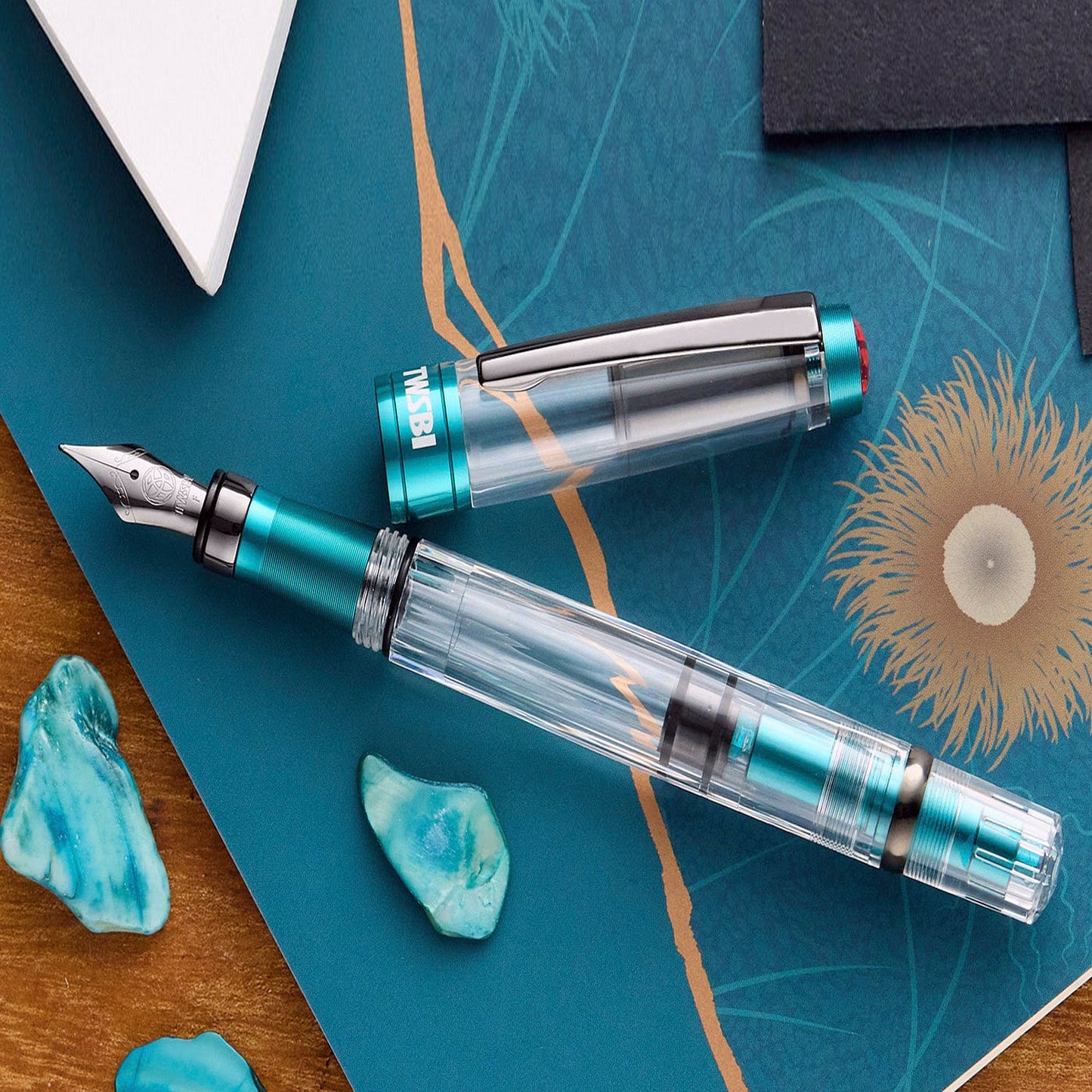 Twsbi Diamond 580 AL R Caribbean Onyx Fountain Pen (Limited Edition)