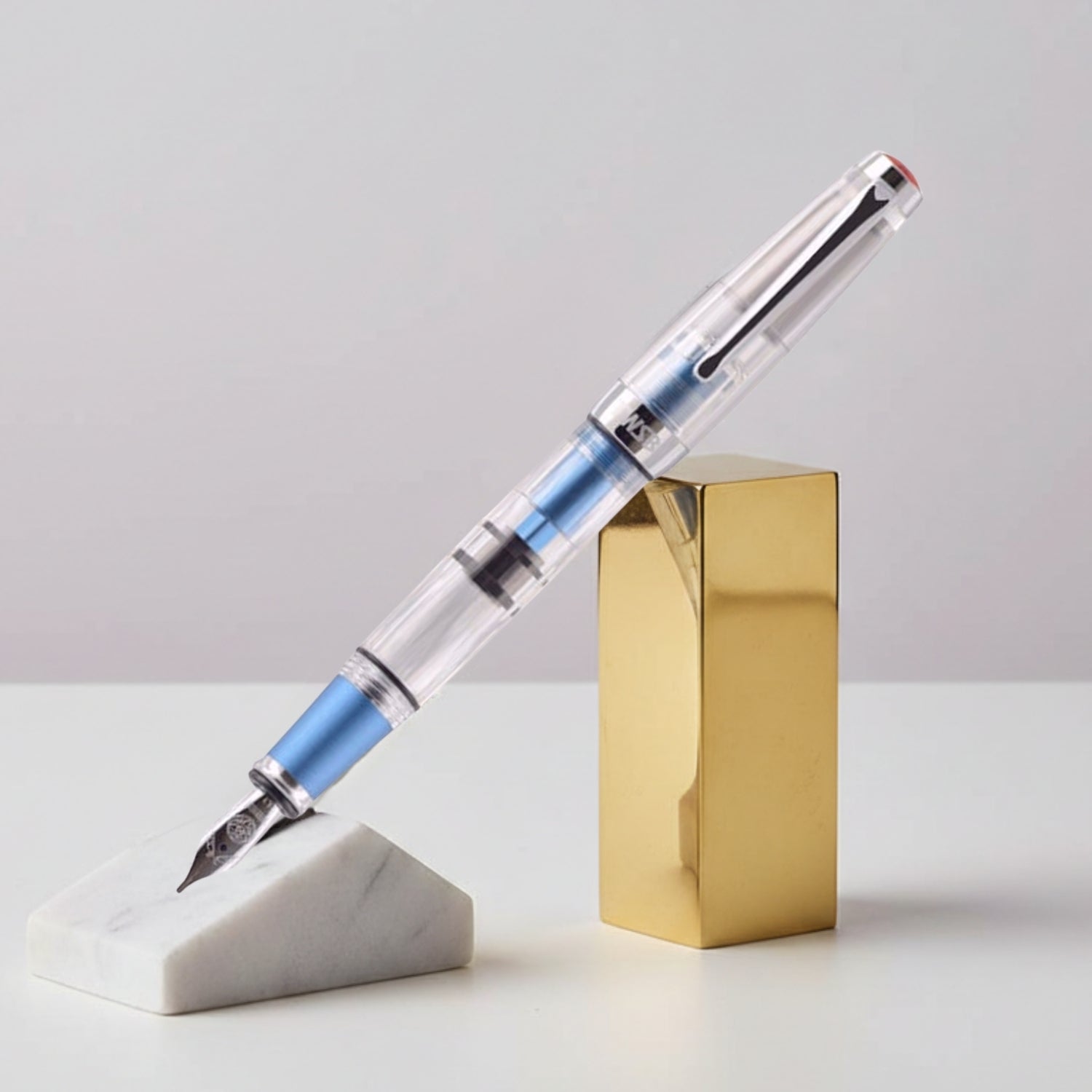 Twsbi Diamond Mini AL Blue CT Fountain Pen