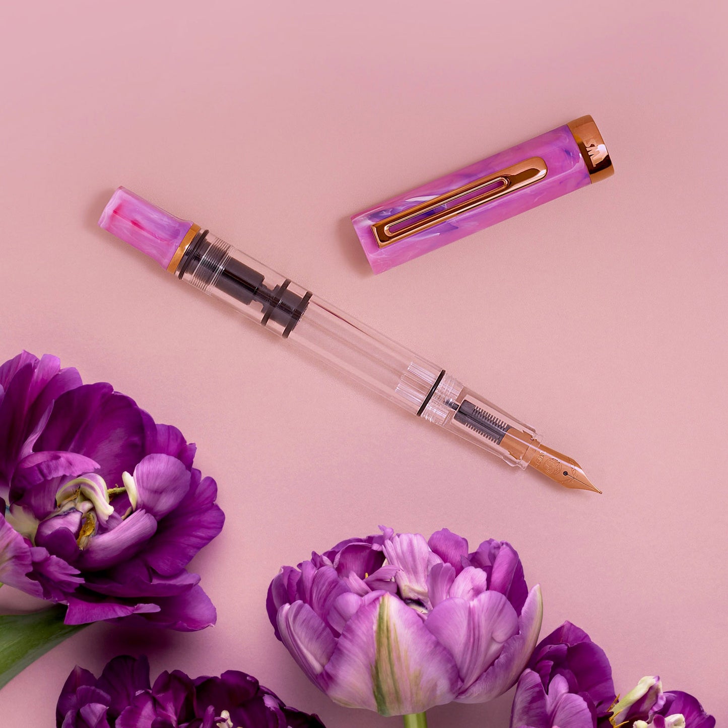 Twsbi Eco Fluorite Purple Bronze Fountain Pen