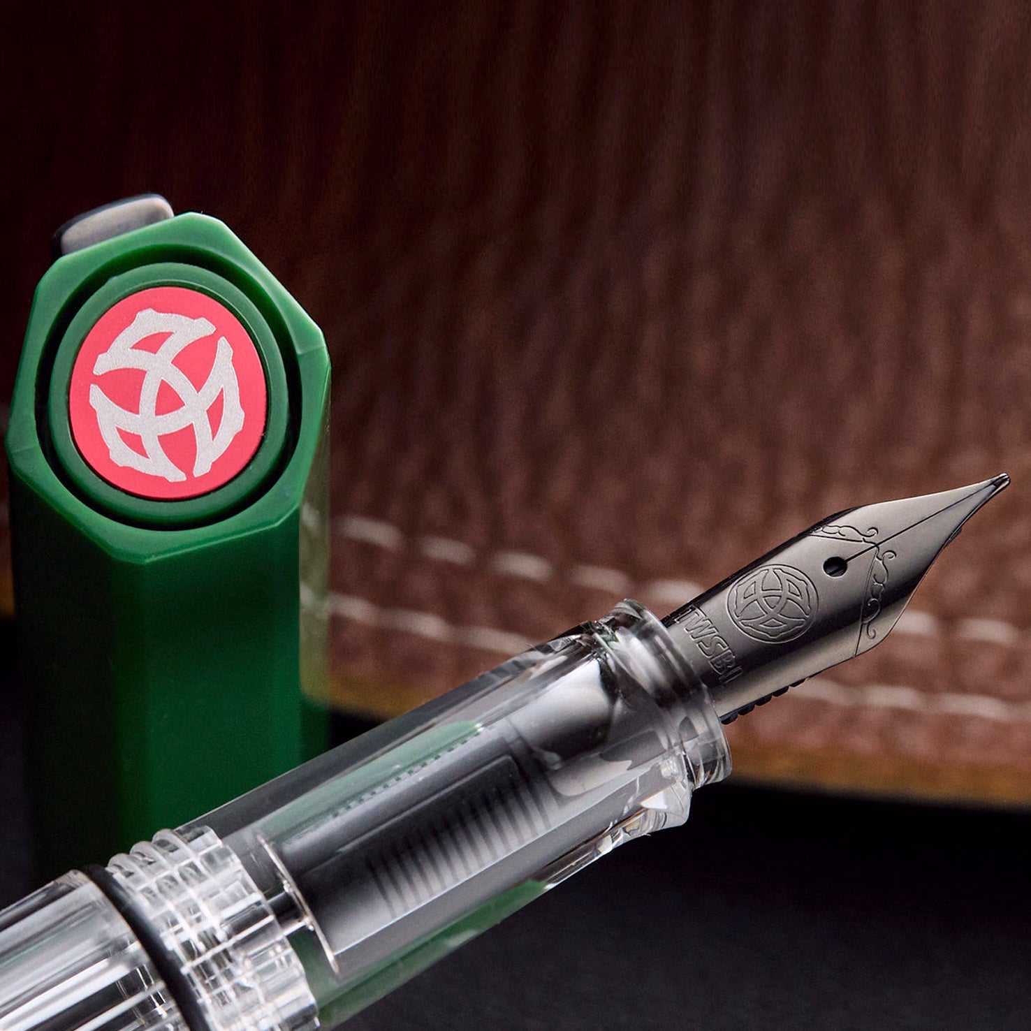 Twsbi Eco Irish Green Onyx Fountain Pen (Limited Edition)