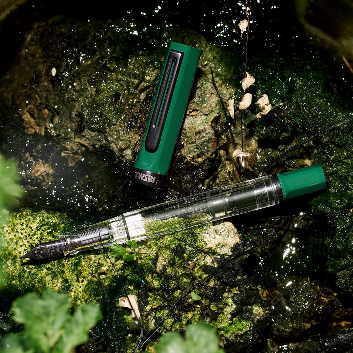 Twsbi Eco Irish Green Onyx Fountain Pen (Limited Edition)
