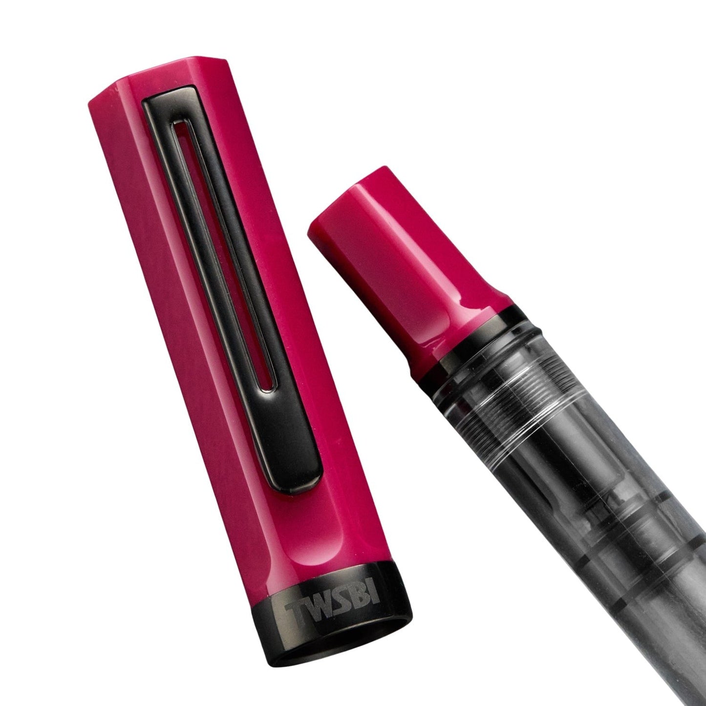 Twsbi Eco Plum Onyx PVD Fountain Pen