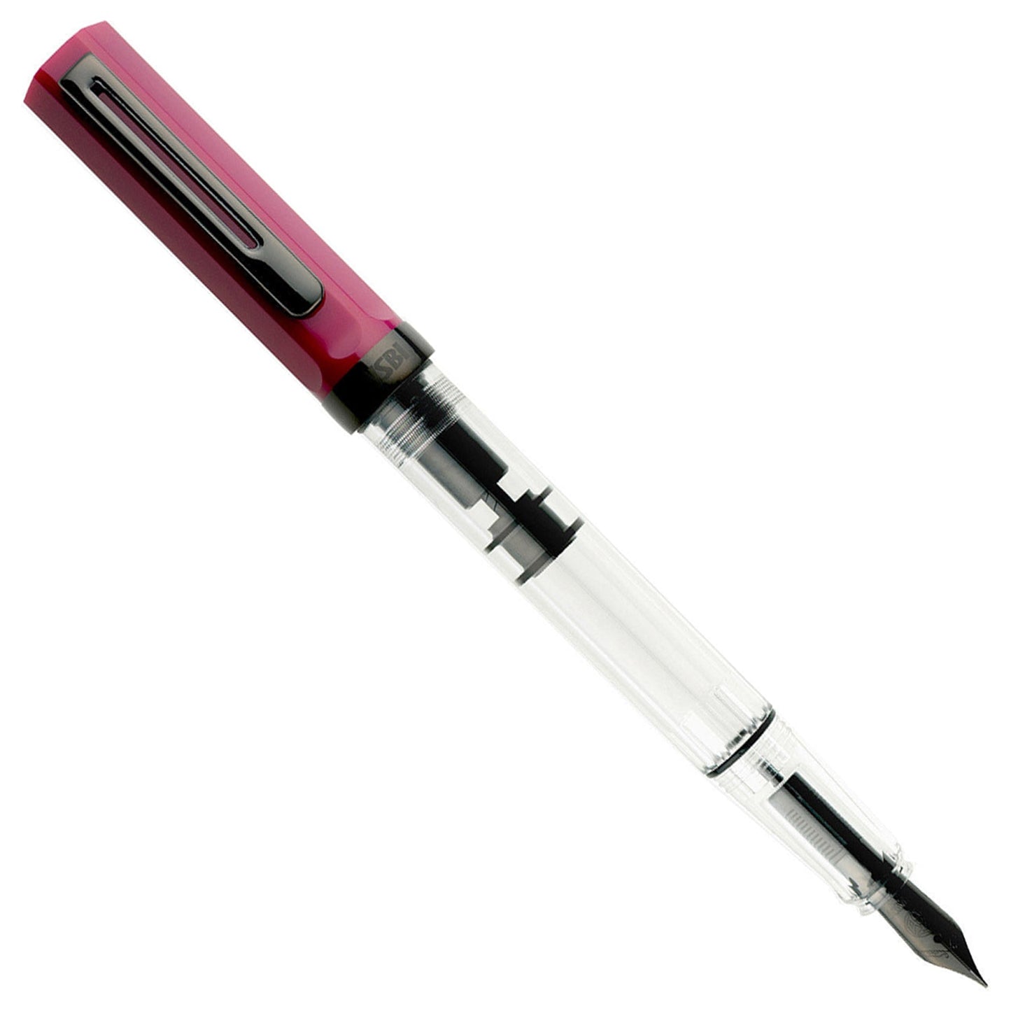Twsbi Eco Plum Onyx PVD Fountain Pen