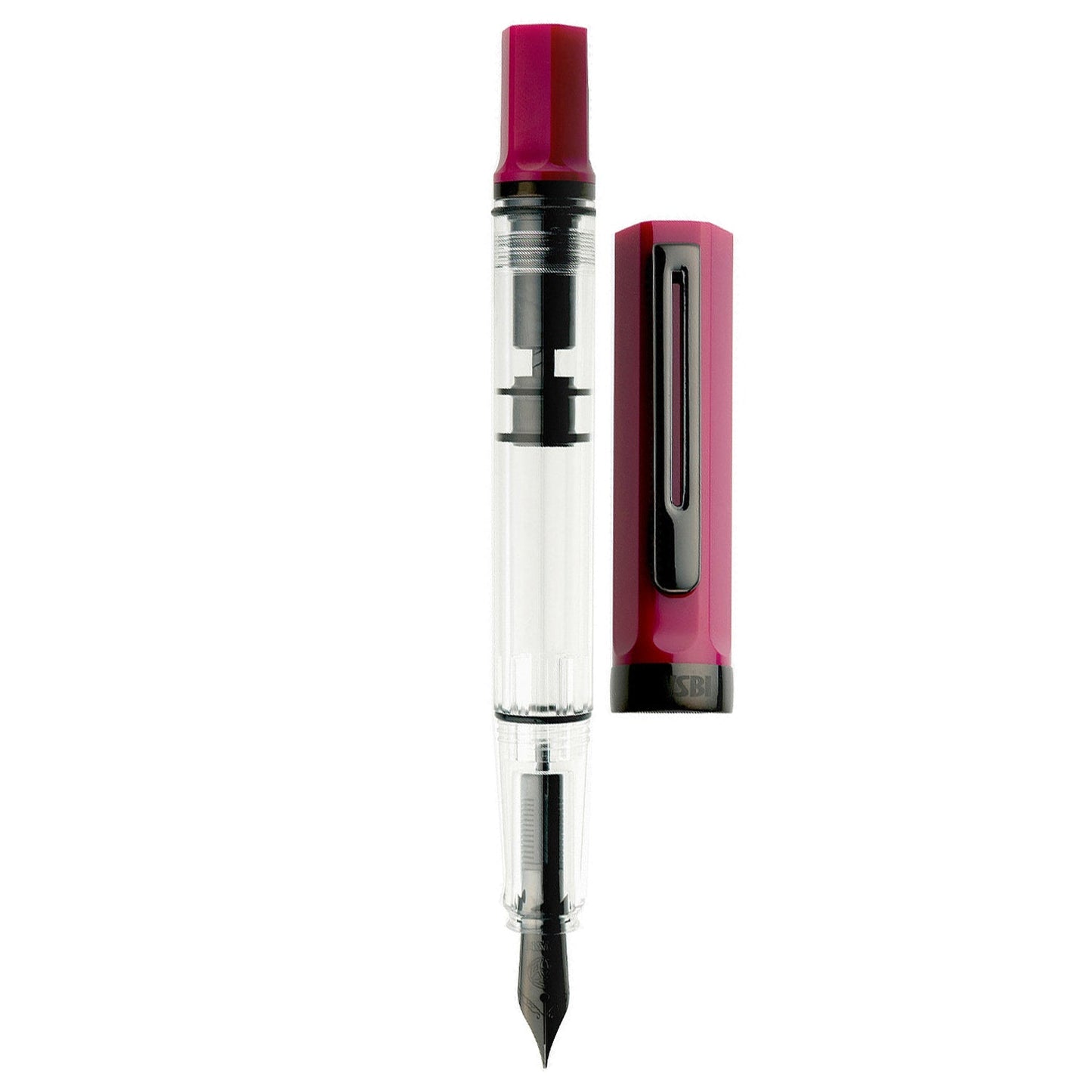 Twsbi Eco Plum Onyx PVD Fountain Pen