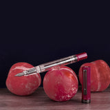 Twsbi Eco Plum Onyx PVD Fountain Pen