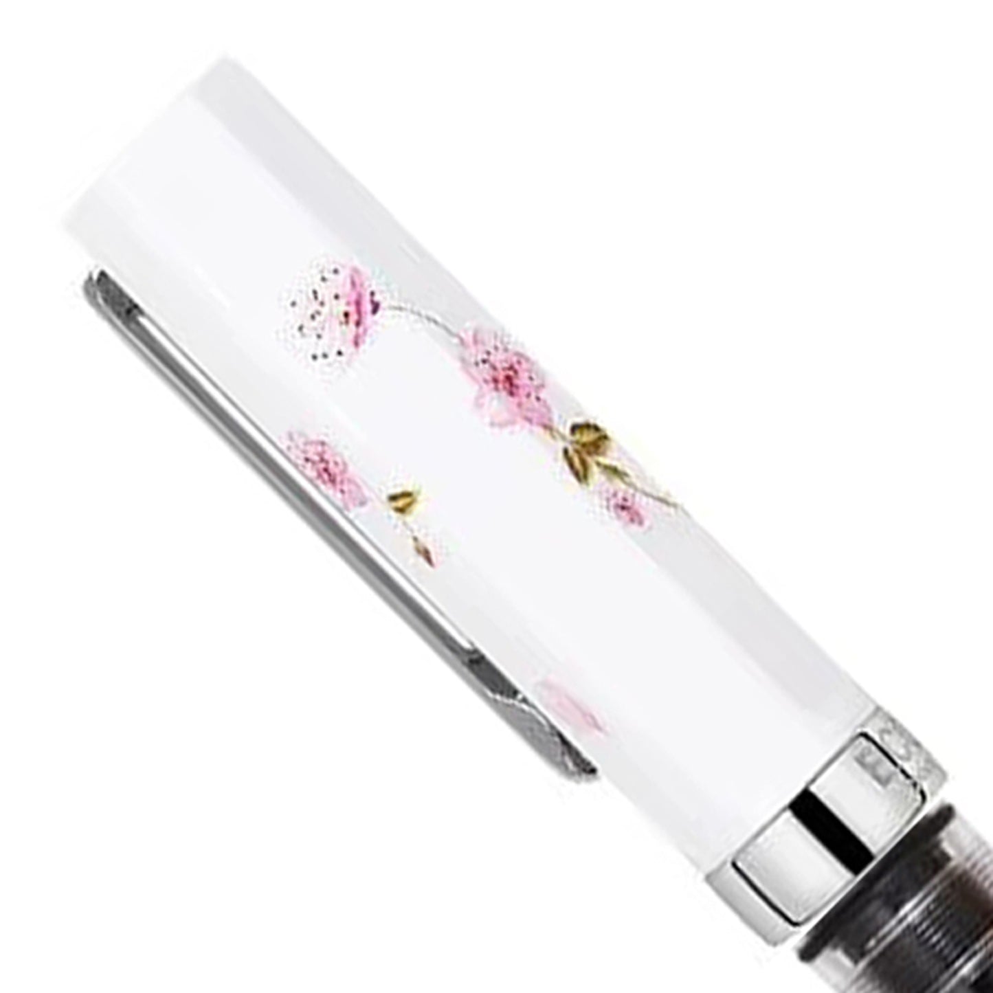 Twsbi Eco White Cherry Blossom CT Fountain Pen (Limited Edition)
