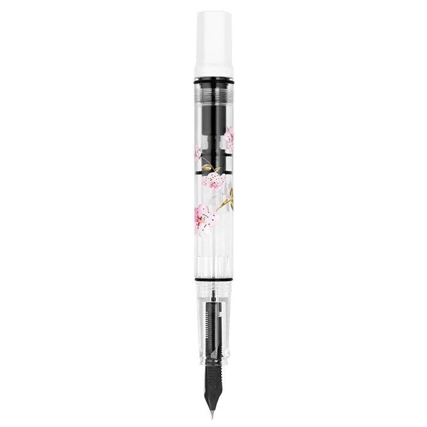 Twsbi Eco White Cherry Blossom CT Fountain Pen (Limited Edition)