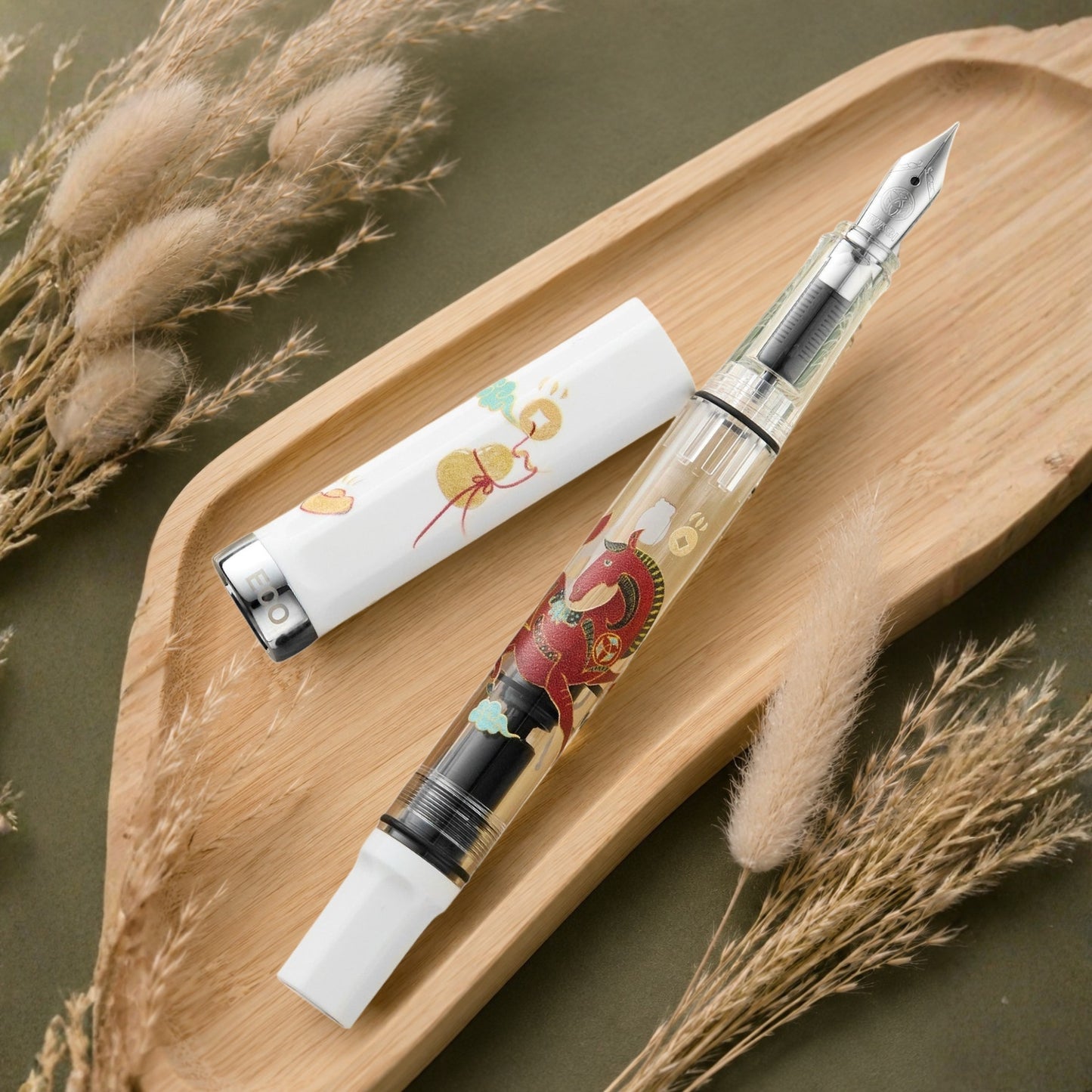 Twsbi Eco White Horse CT Fountain Pen (Special Edition)