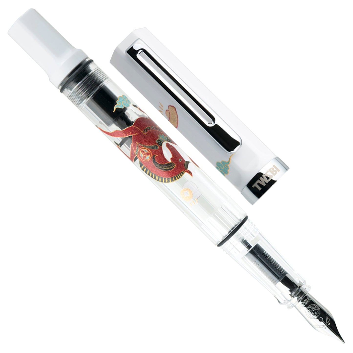 Twsbi Eco White Horse CT Fountain Pen (Special Edition)