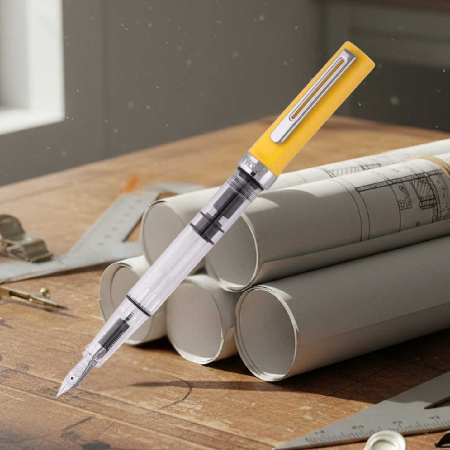 Twsbi Eco Yellow CT Fountain Pen