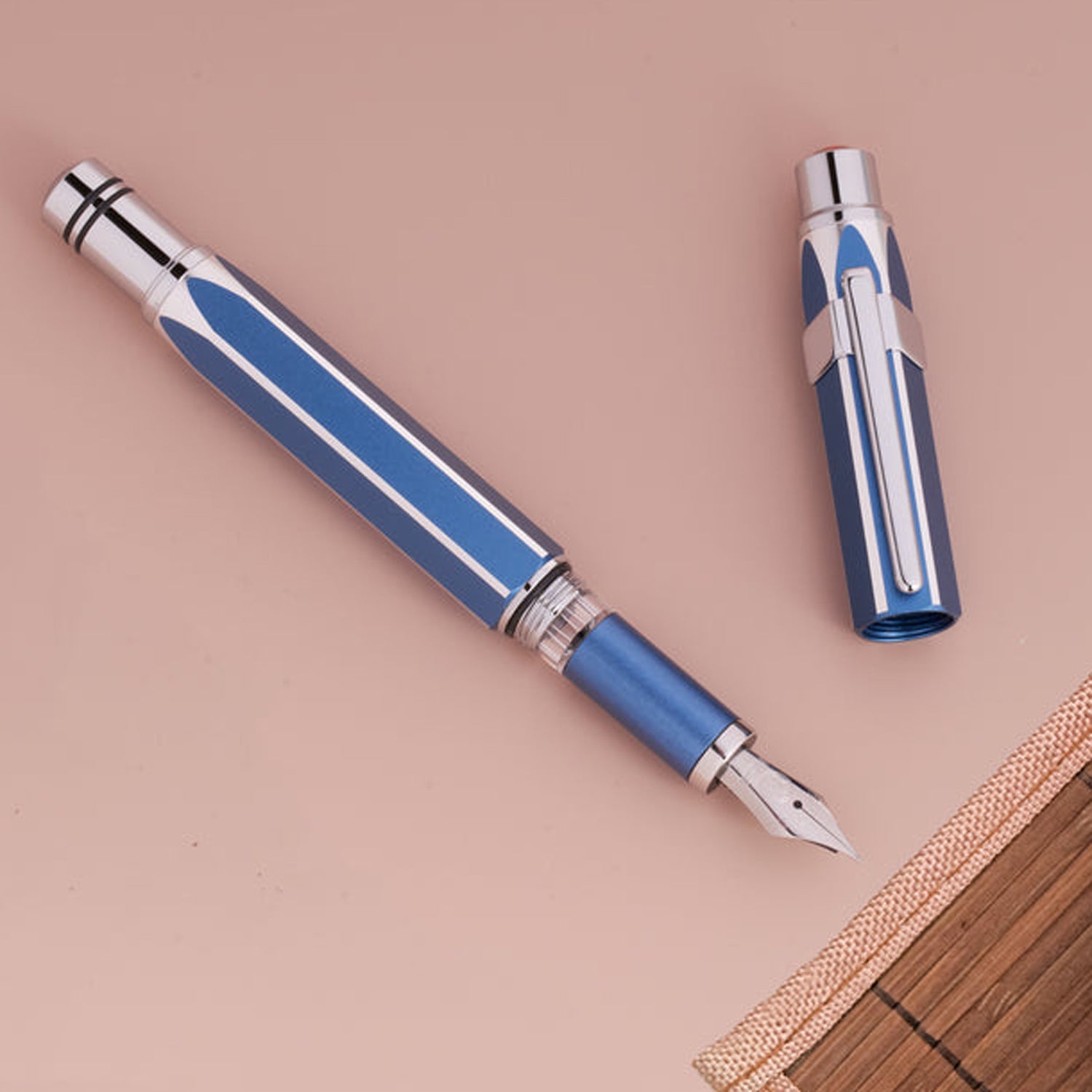 Twsbi Precision Gemini Blue CT Fountain Pen
