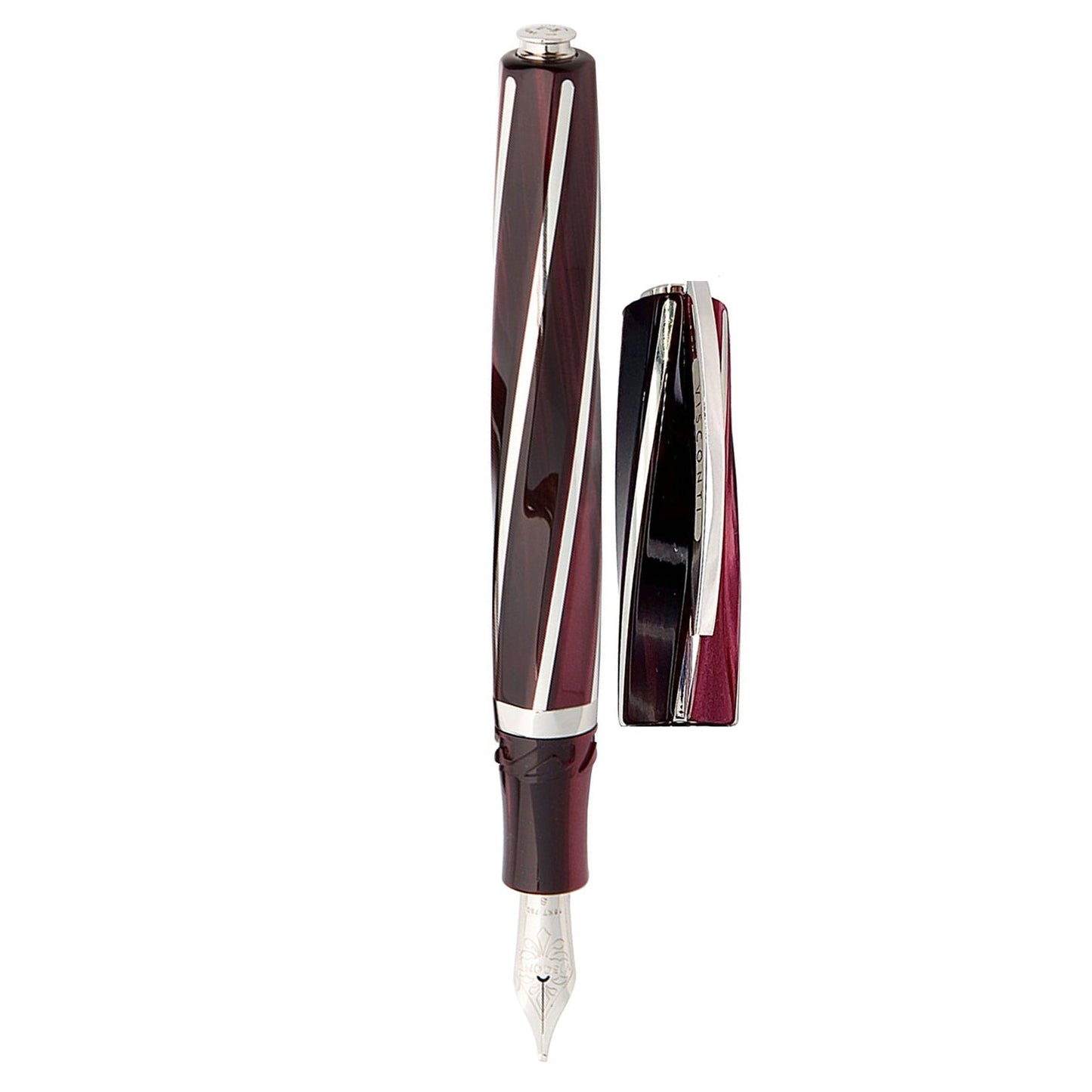 Visconti Divina Elegance Bordeaux CT Fountain Pen