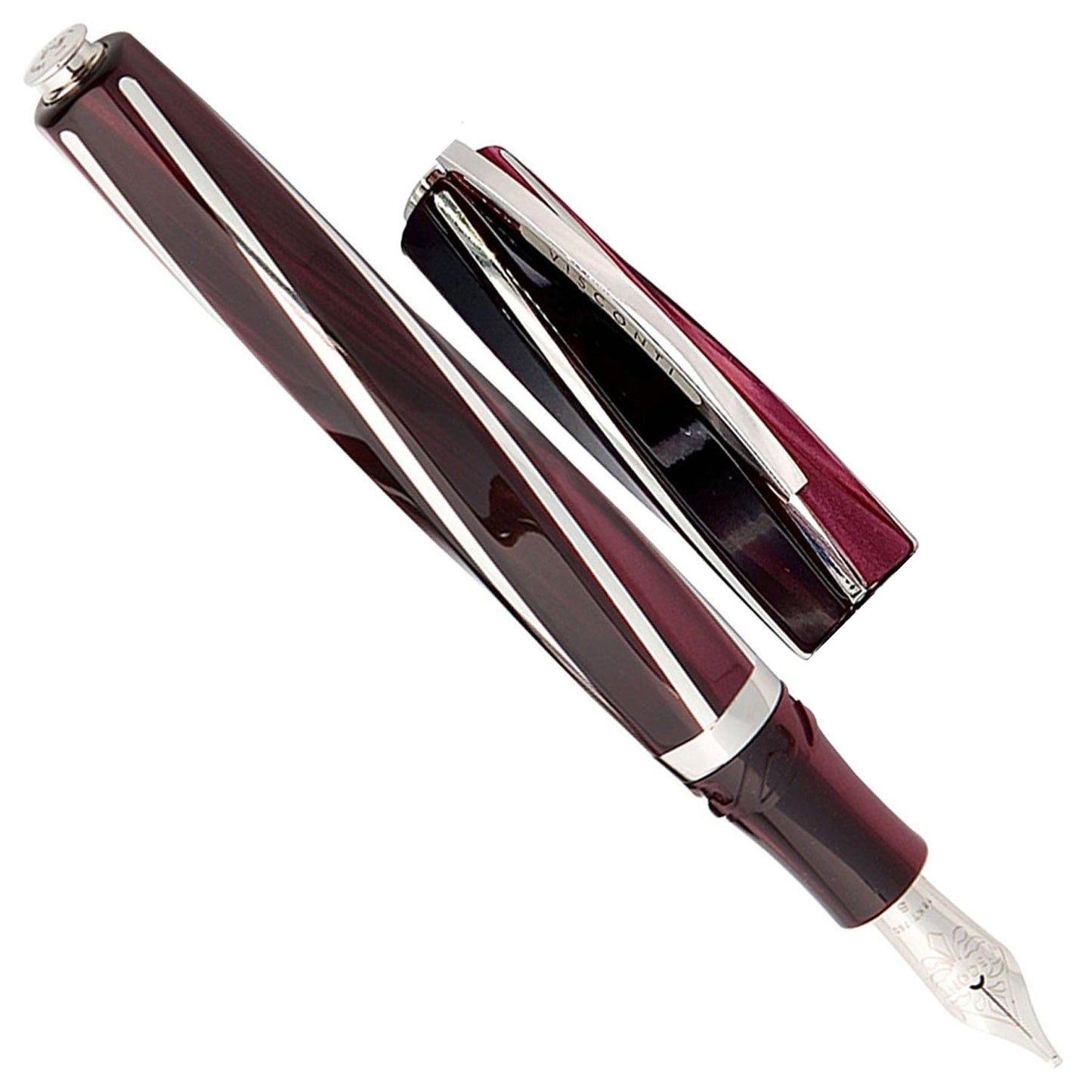 Visconti Divina Elegance Bordeaux CT Fountain Pen