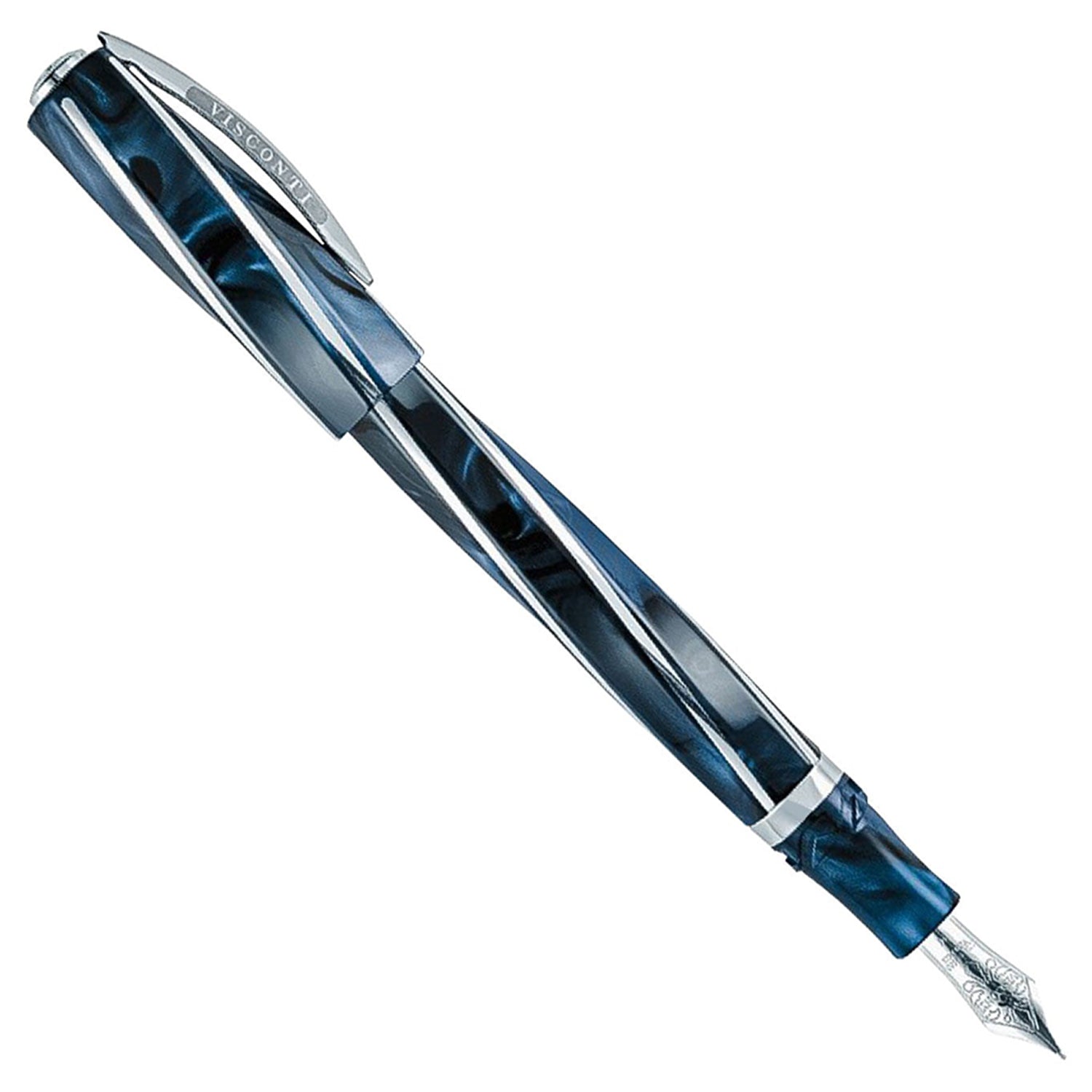 Visconti Divina Elegance Imperial Blue CT Fountain Pen