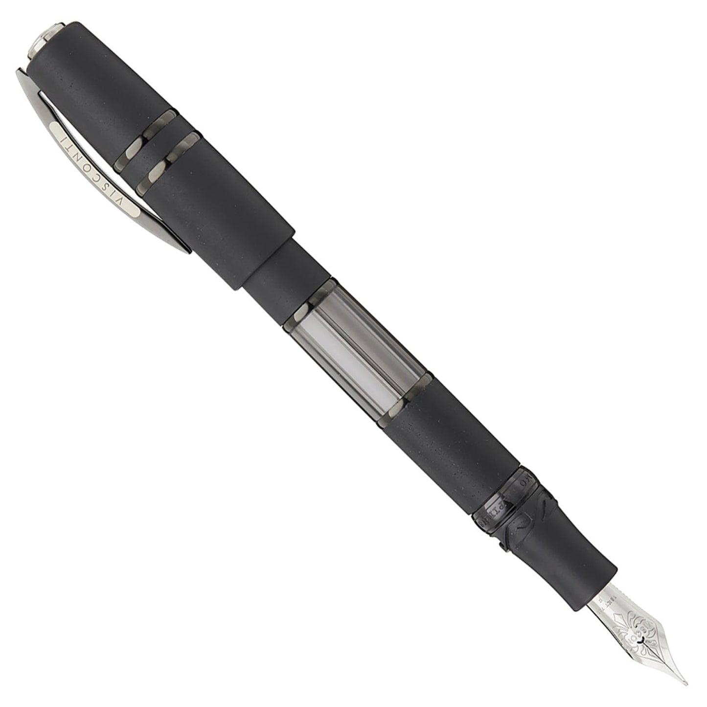 Visconti Homo Sapiens Dark Crystal Black PVD Fountain Pen